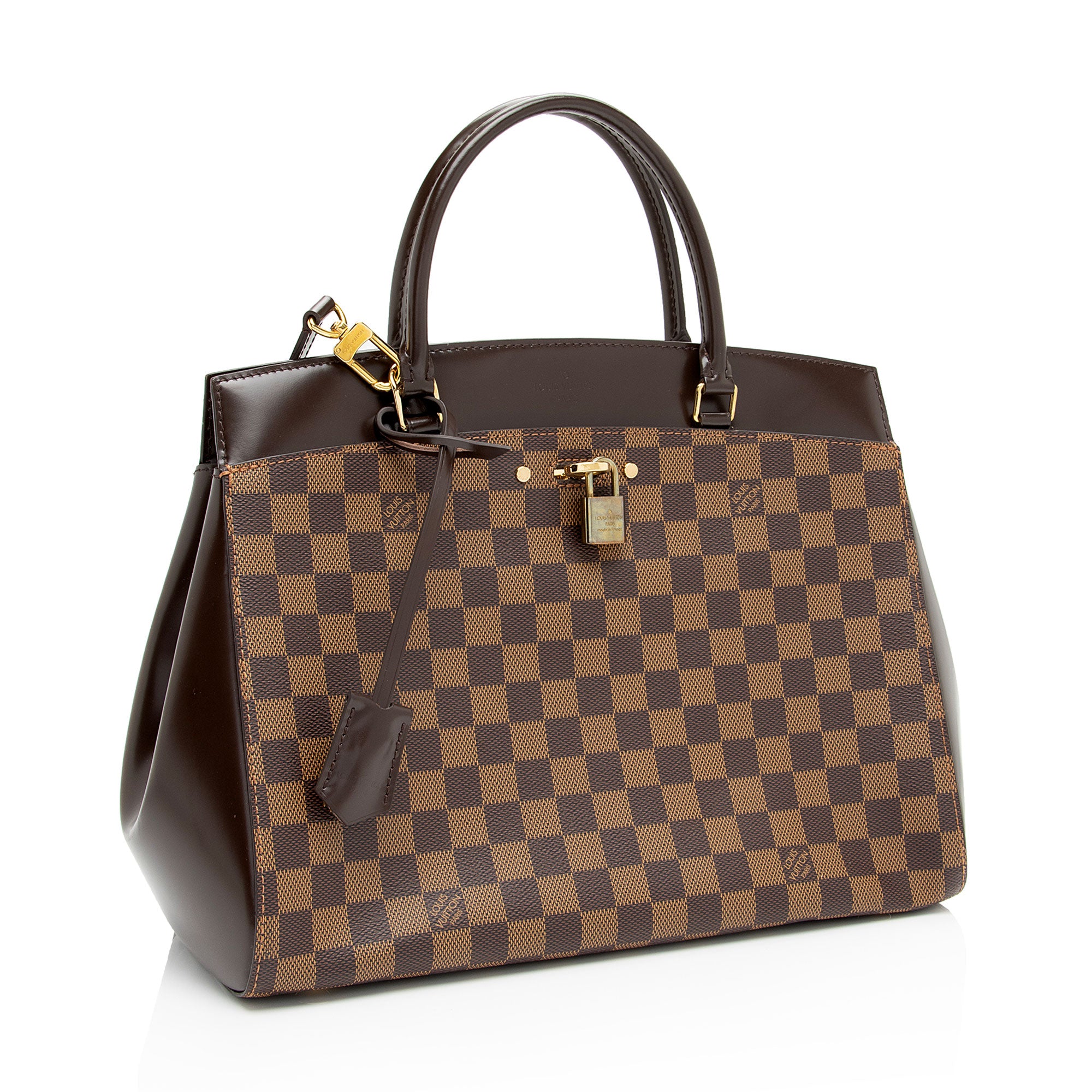 Louis Vuitton Damier Ebene Rivoli MM Satchel (SHF-bCGQiy)