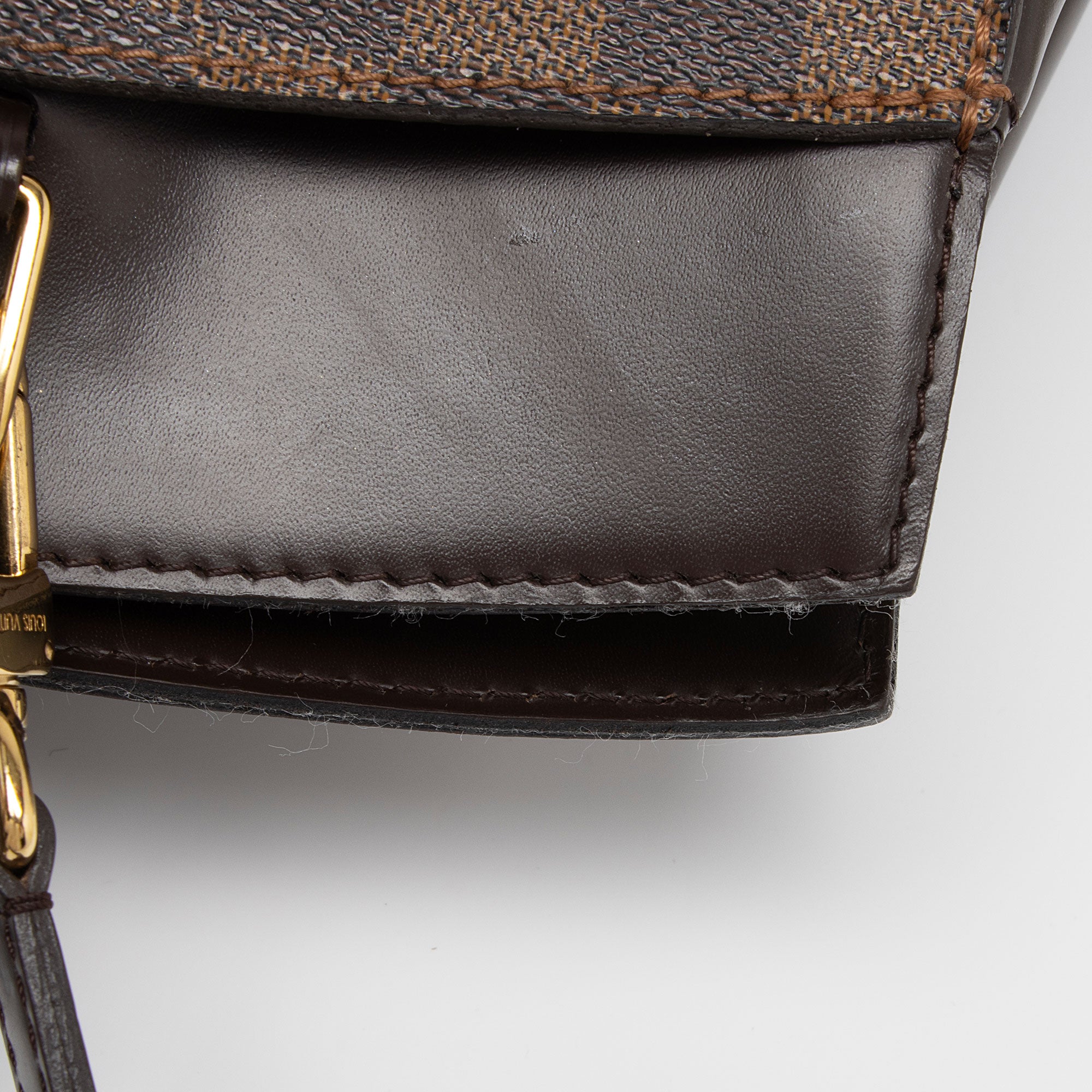 Louis Vuitton Damier Ebene Rivoli MM Satchel (SHF-ofICj3)