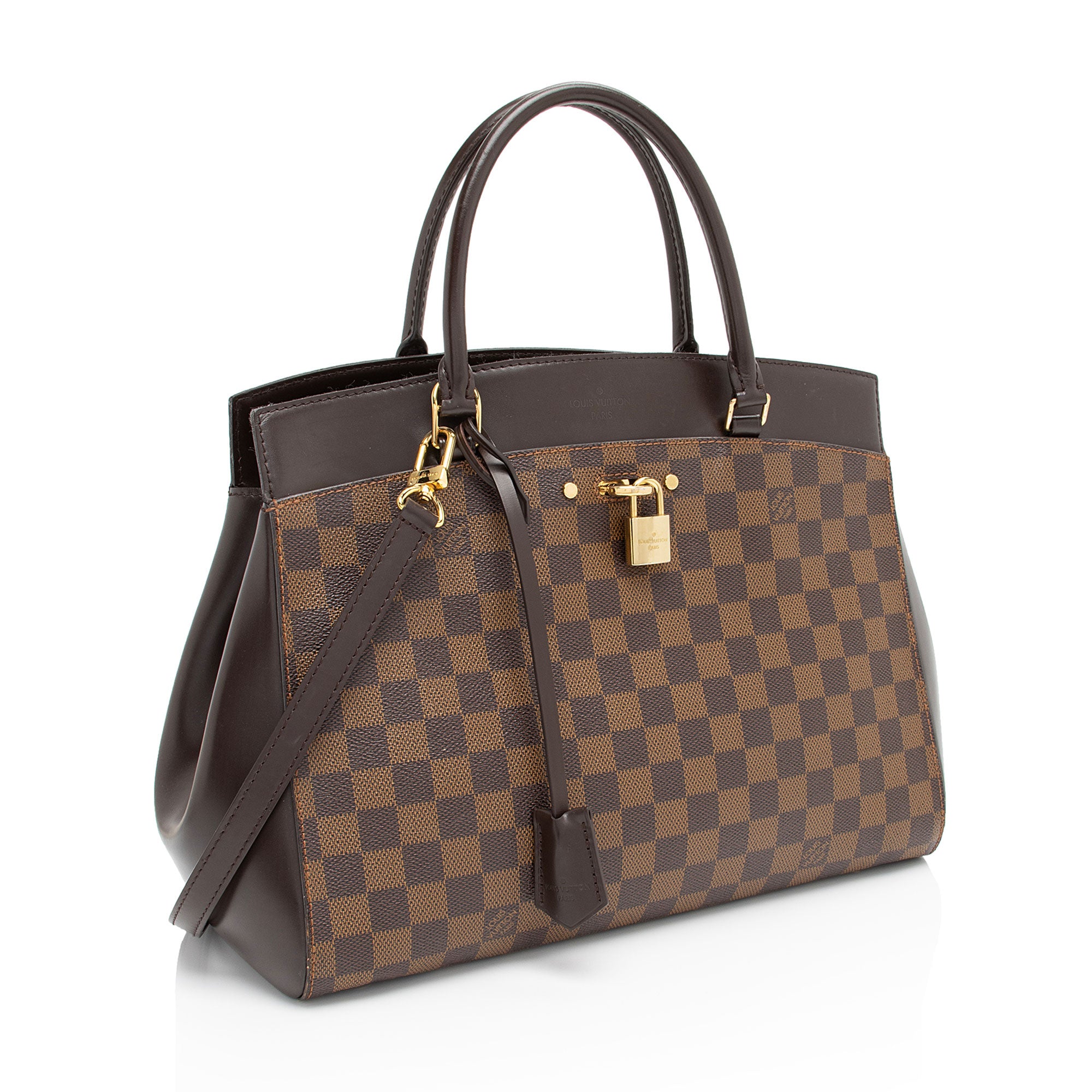 Louis Vuitton Damier Ebene Rivoli MM Satchel (SHF-ofICj3)