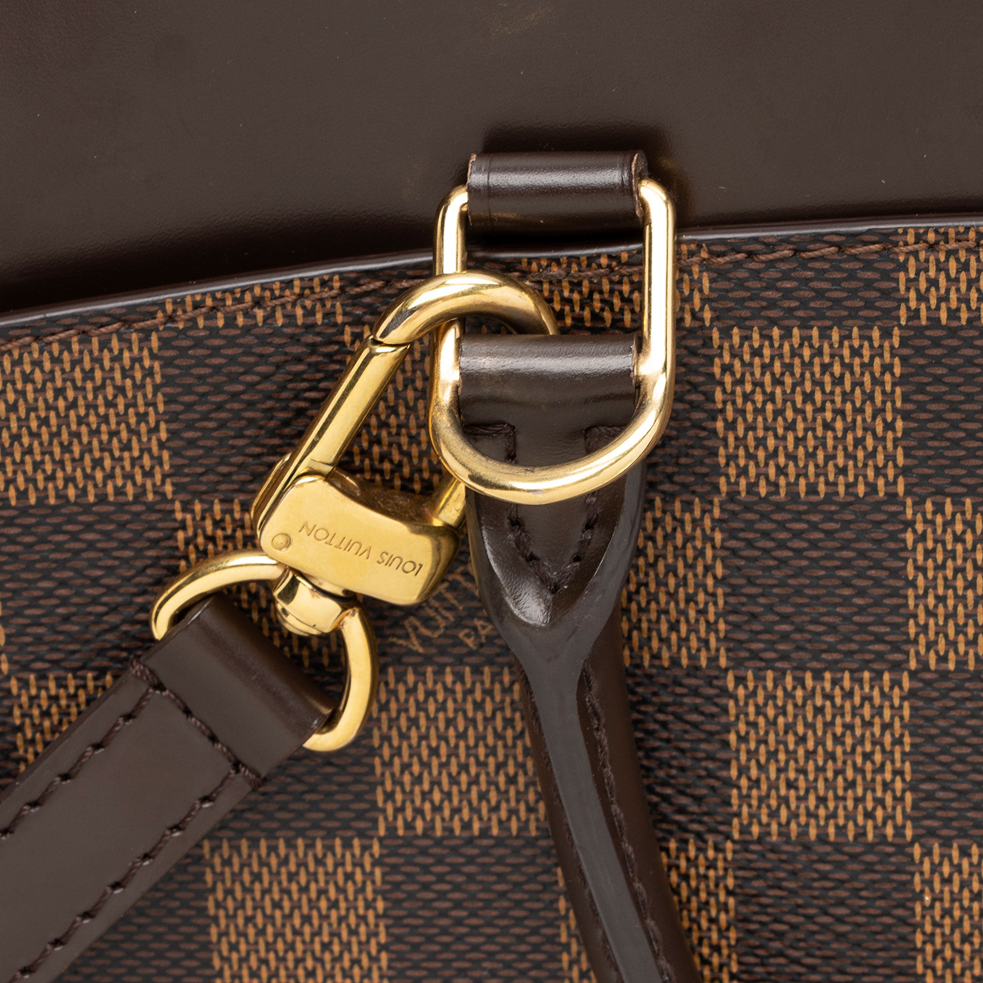 Louis Vuitton Damier Ebene Rivoli MM Satchel (SHF-wcBhhV)