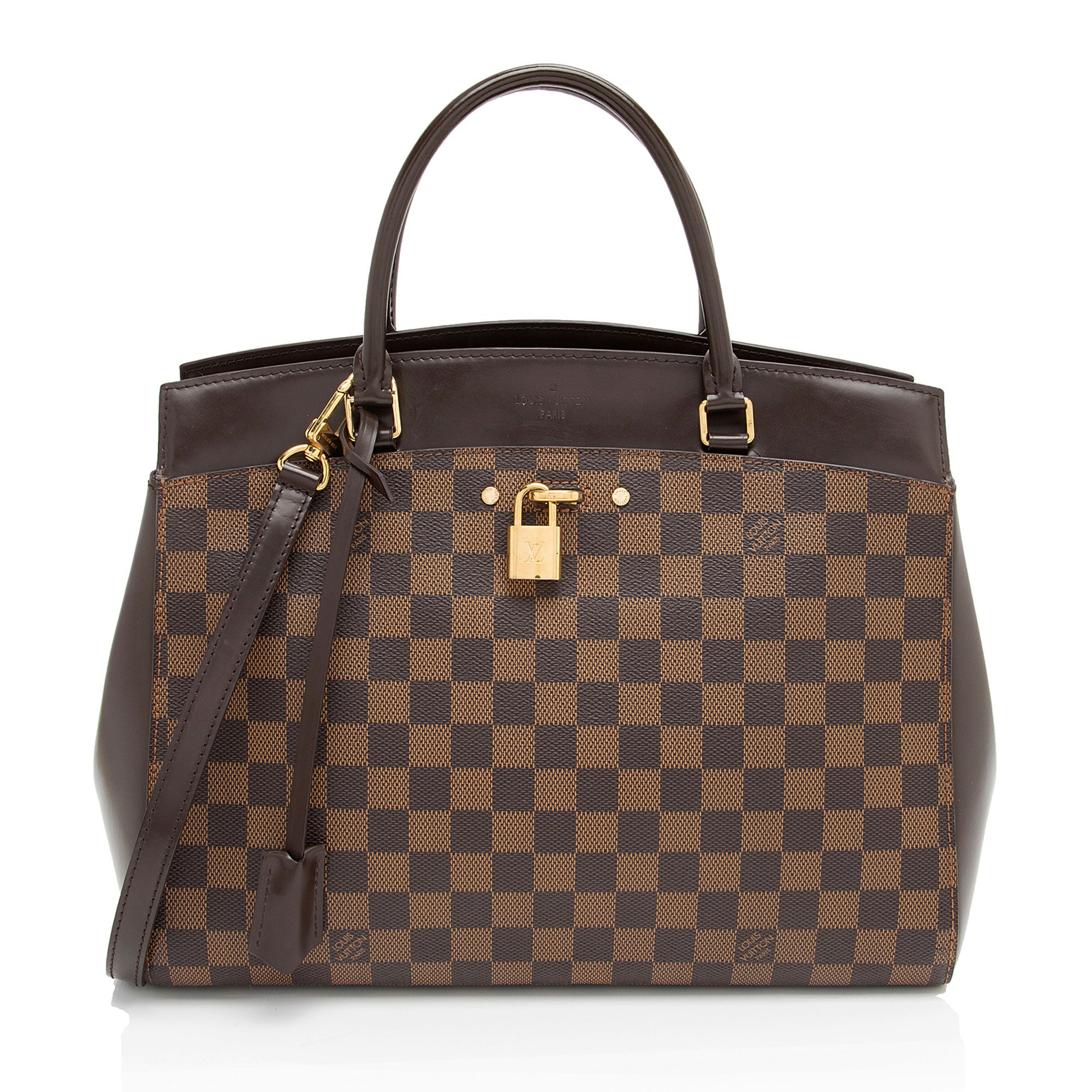 Louis Vuitton Damier Ebene Rivoli MM Satchel (SHF-wcBhhV)