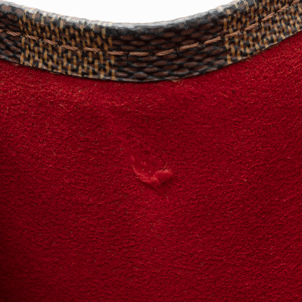 Louis Vuitton Damier Ebene Sac Plat Tote (SHF-20478)