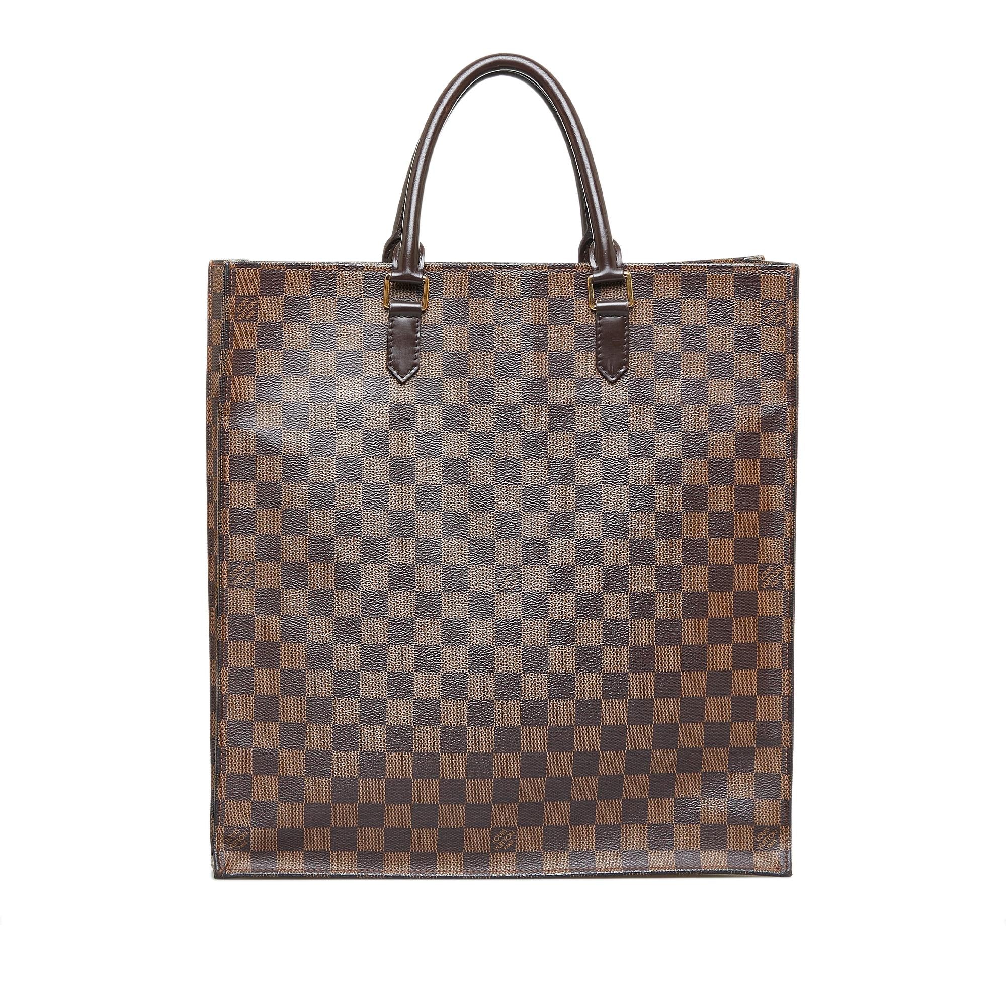 Louis Vuitton Damier Ebene Sac Plat (SHG-y4KhJR)