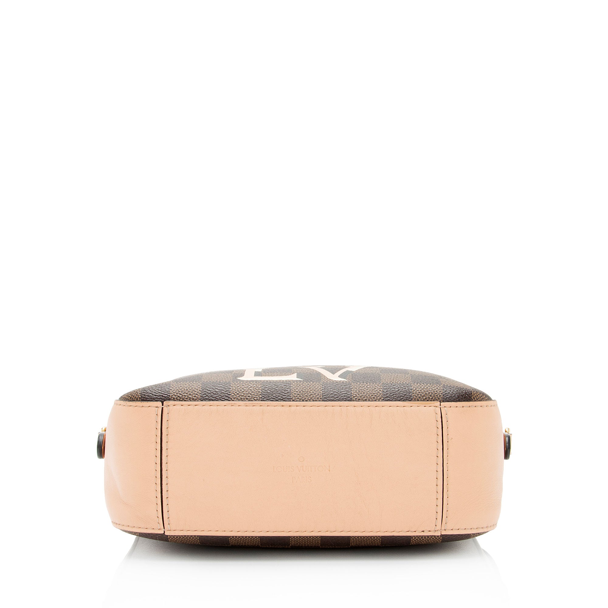 Louis Vuitton Damier Ebene Santa Monica Shoulder Bag (SHF-xbOCN7)