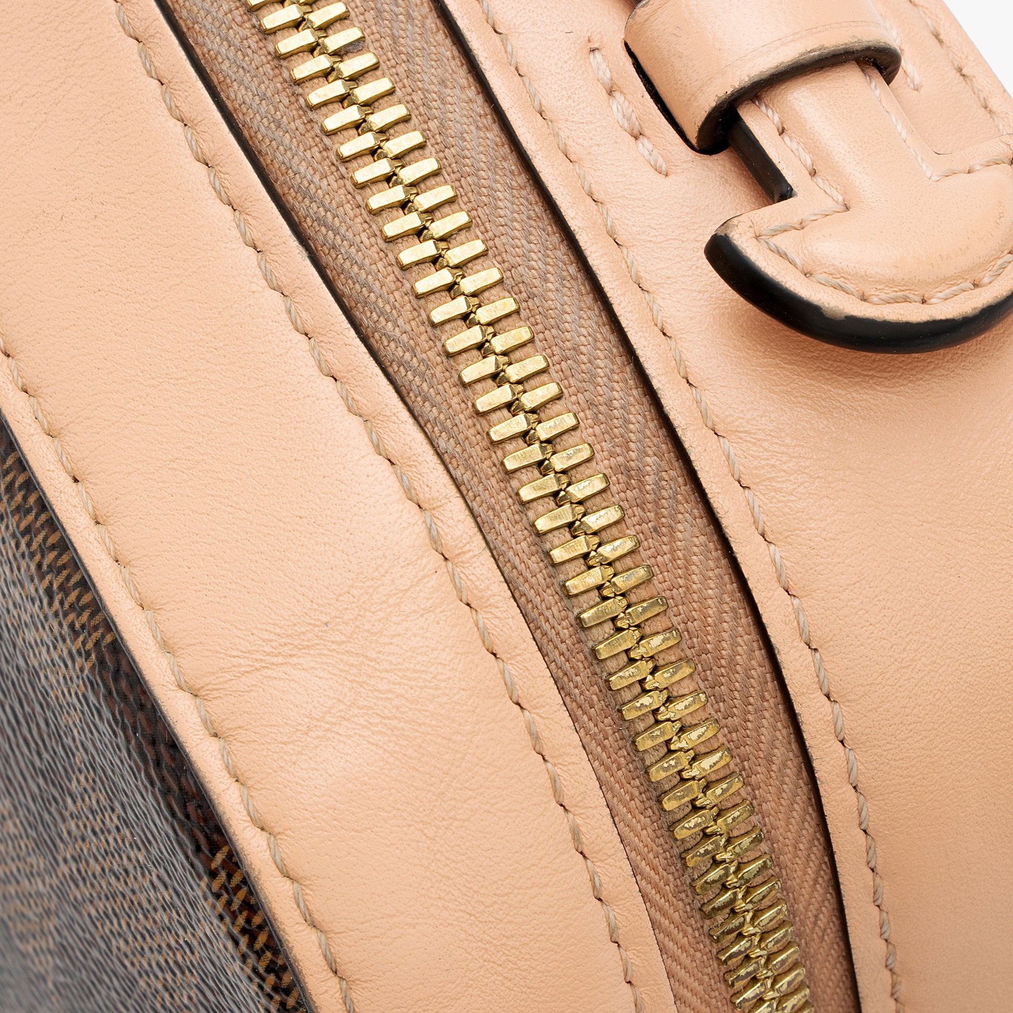 Louis Vuitton Damier Ebene Santa Monica Shoulder Bag (SHF-xbOCN7)