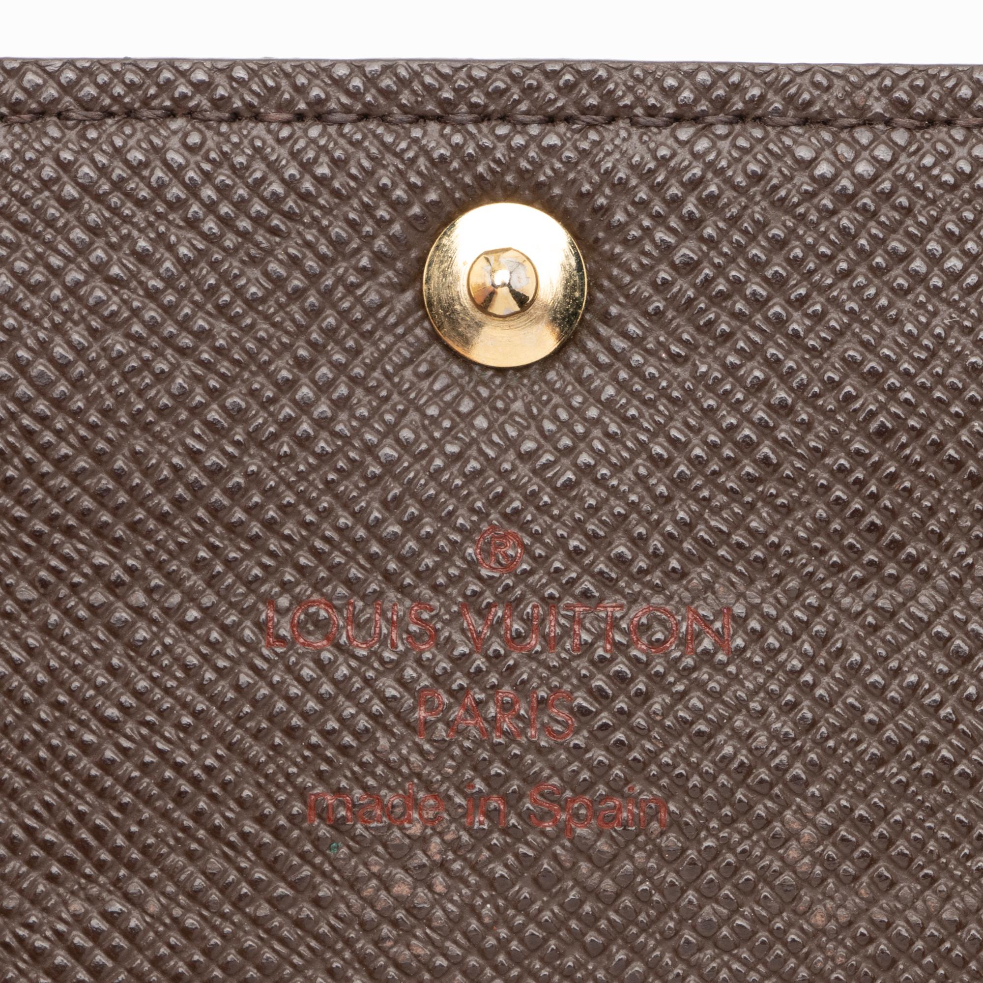 Louis Vuitton Damier Ebene Sarah Wallet (SHF-2iG1a2)