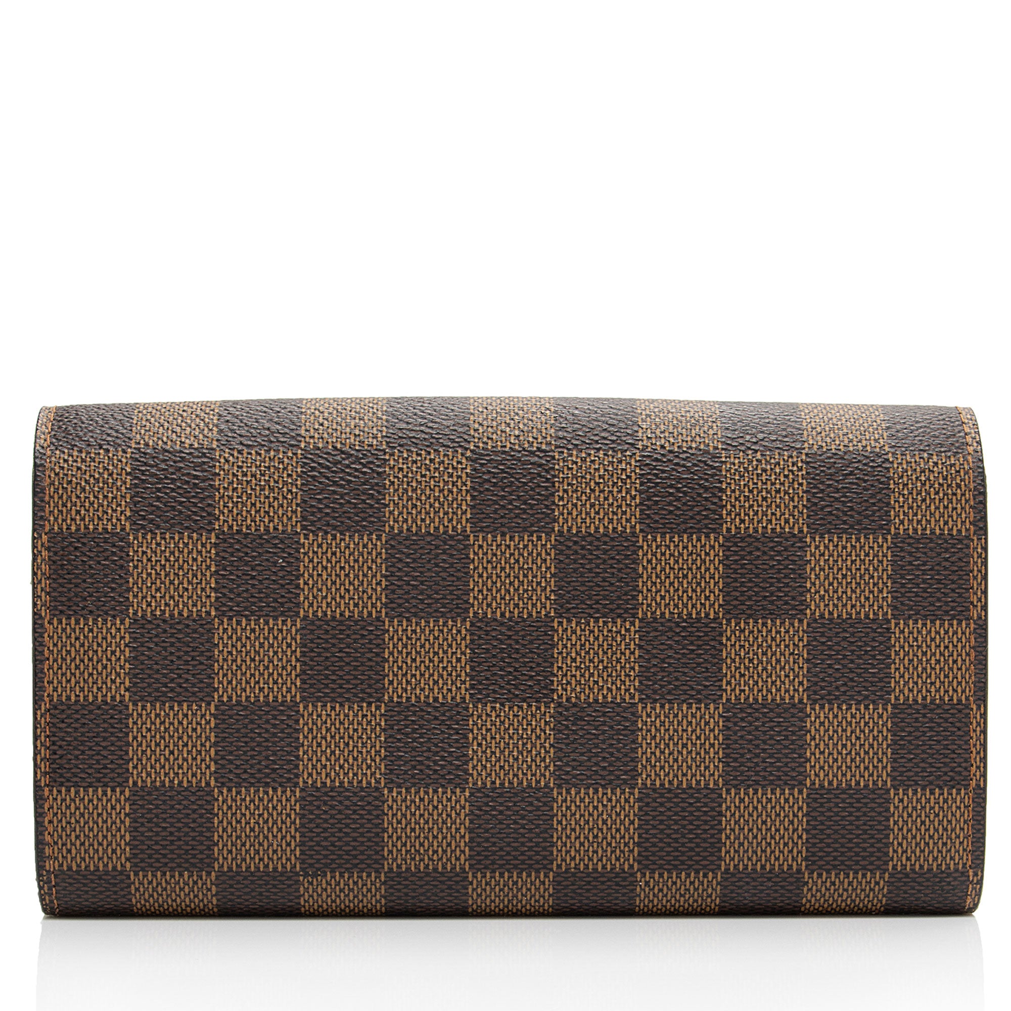Louis Vuitton Damier Ebene Sarah Wallet (SHF-CpNxea)
