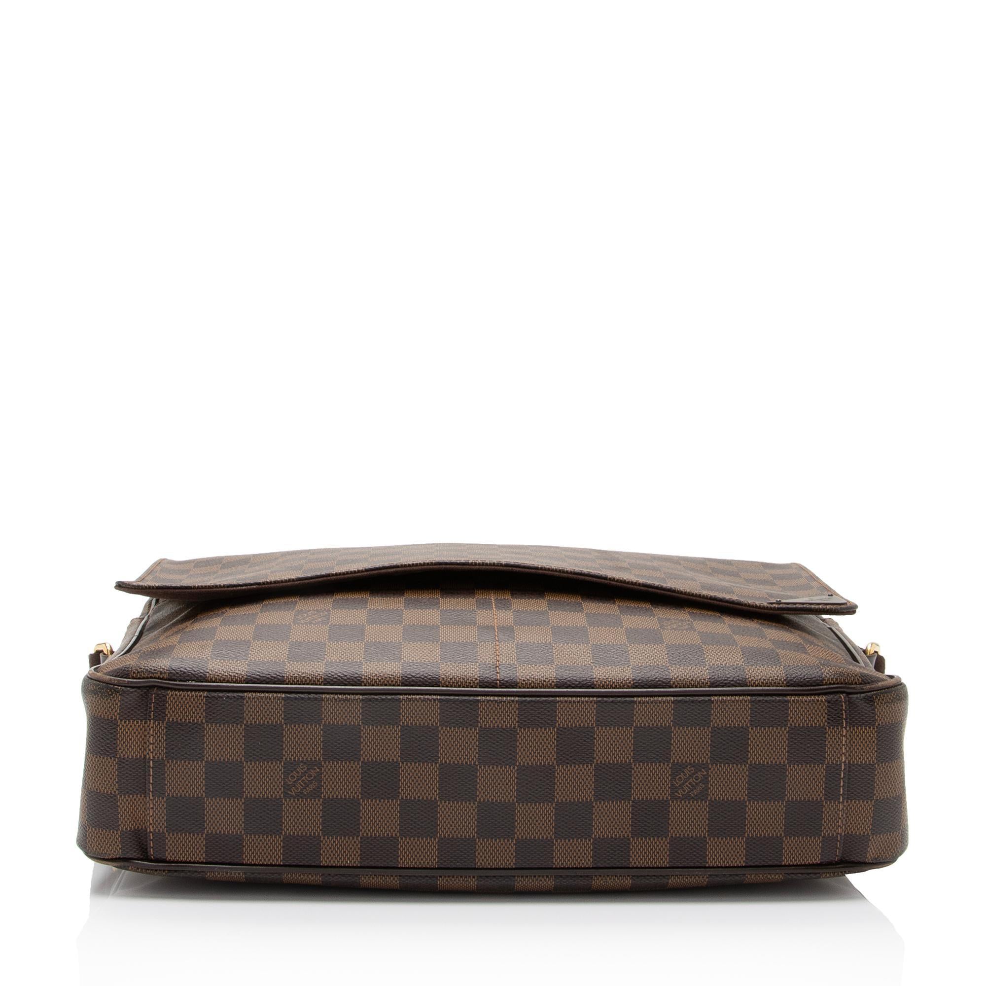Louis Vuitton Damier Ebene Shelton MM Messenger Bag (SHF-ceHbG0)