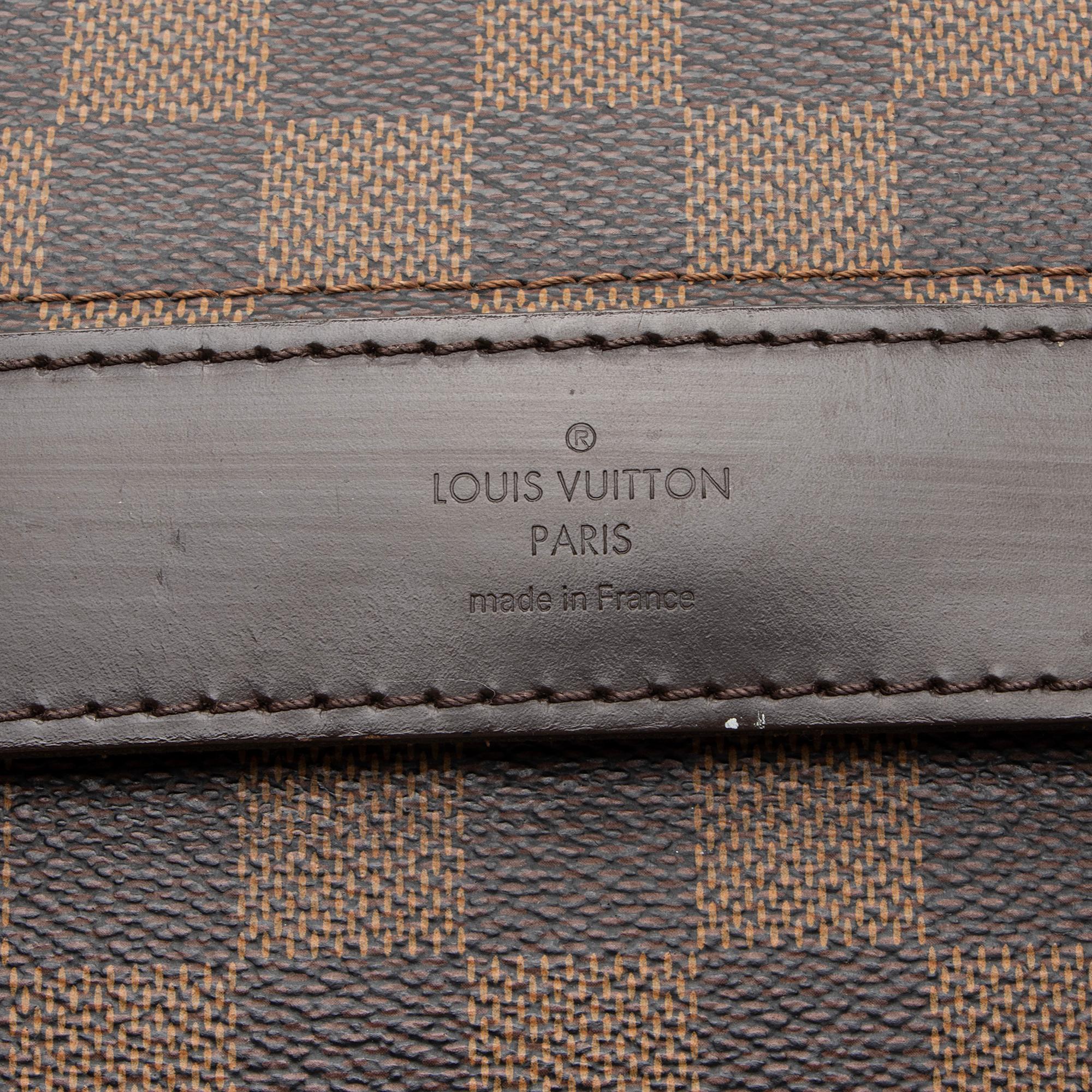 Louis Vuitton Damier Ebene Shelton MM Messenger Bag (SHF-ceHbG0)