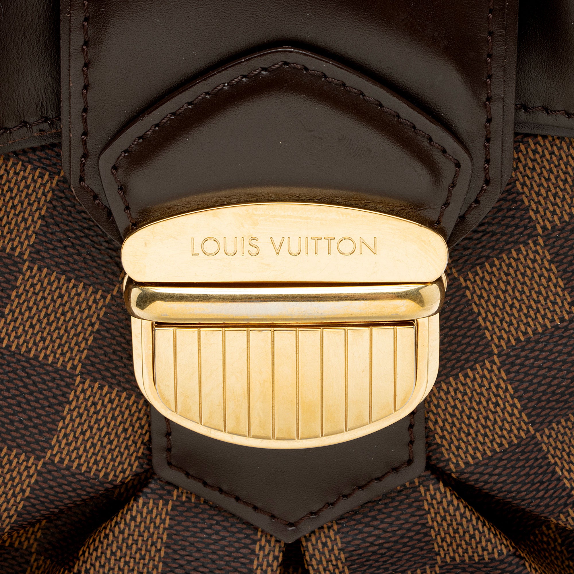 Louis Vuitton Damier Ebene Sistina GM Shoulder Bag (SHF-edLw1p)