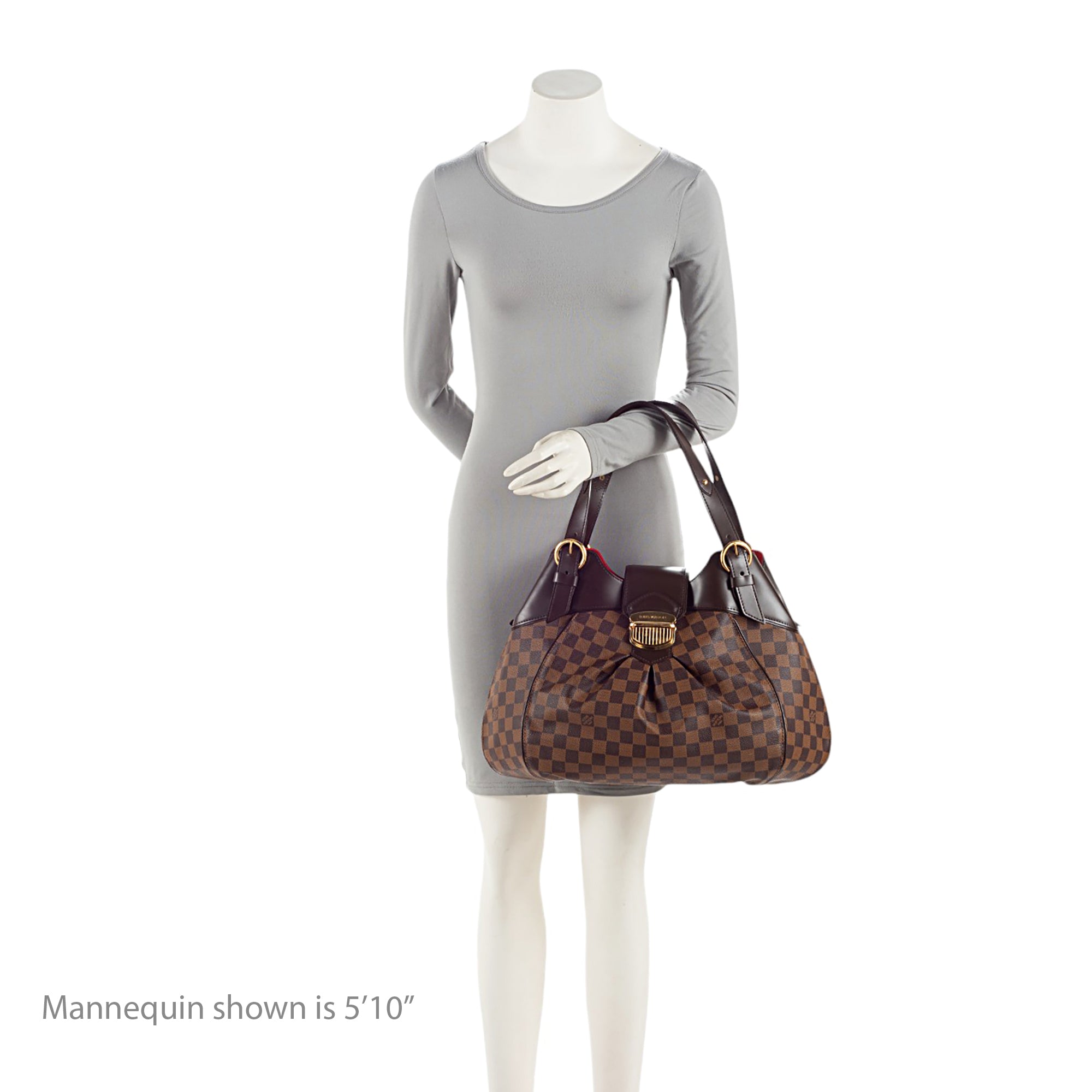 Louis Vuitton Damier Ebene Sistina GM Shoulder Bag (SHF-edLw1p)