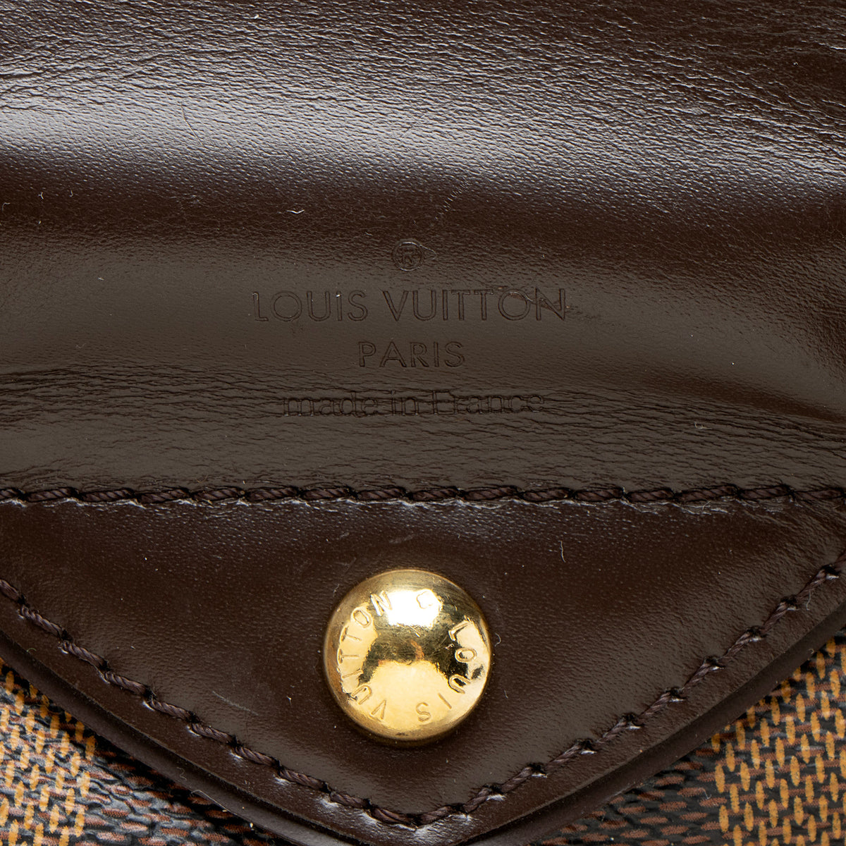 Louis Vuitton Damier Ebene Sistina MM Shoulder Bag