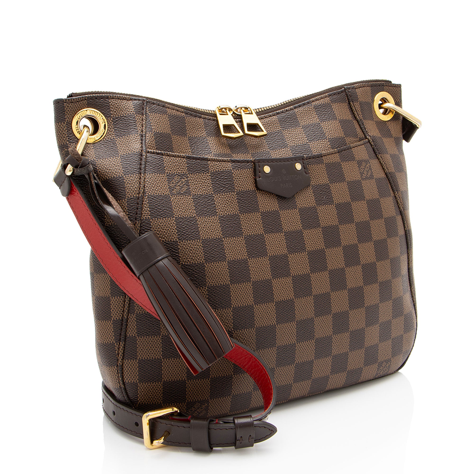 Louis Vuitton Damier Ebene South Bank Besace Shoulder Bag (SHF-2flFlf)