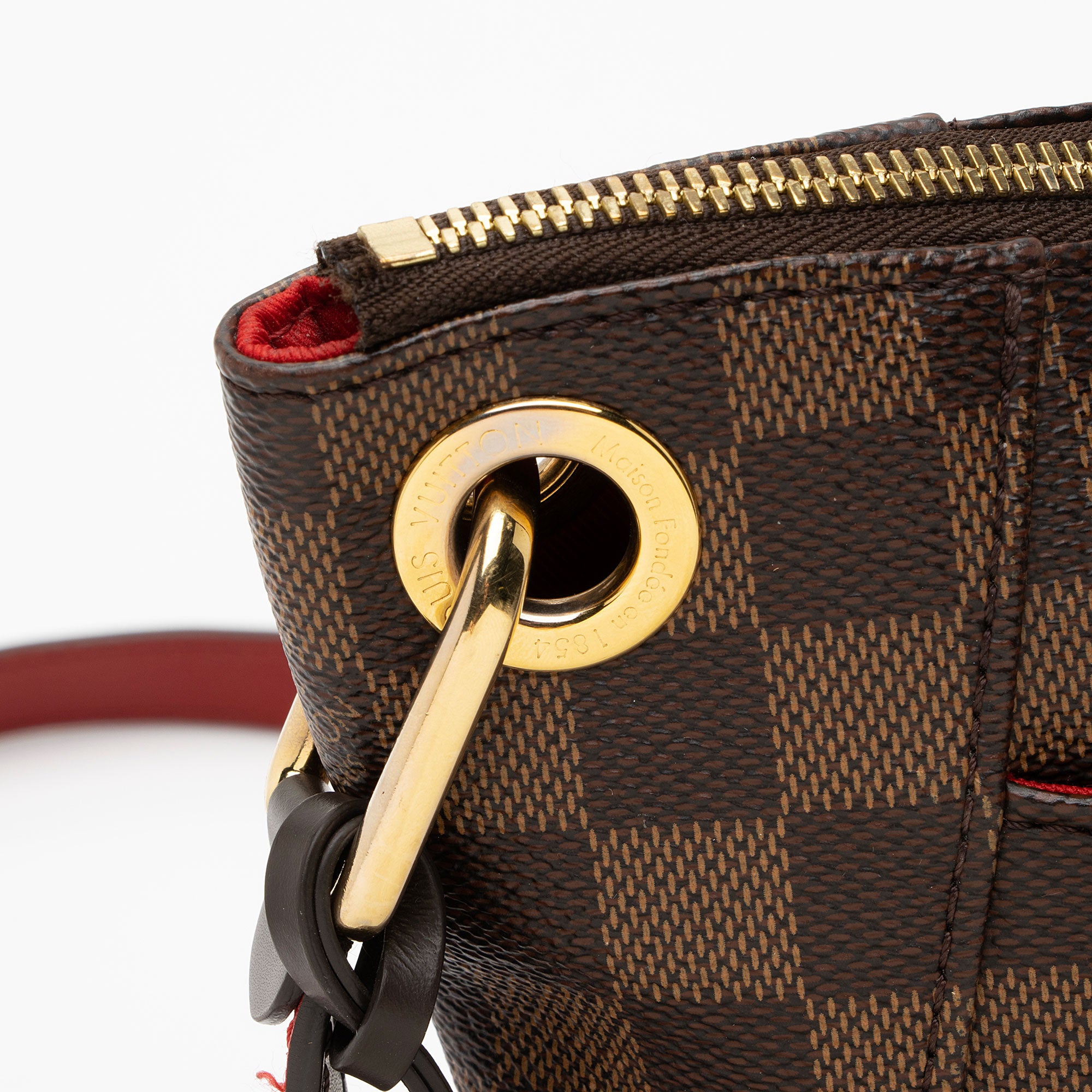 Louis Vuitton Damier Ebene South Bank Besace Shoulder Bag (SHF-yrv8sH)