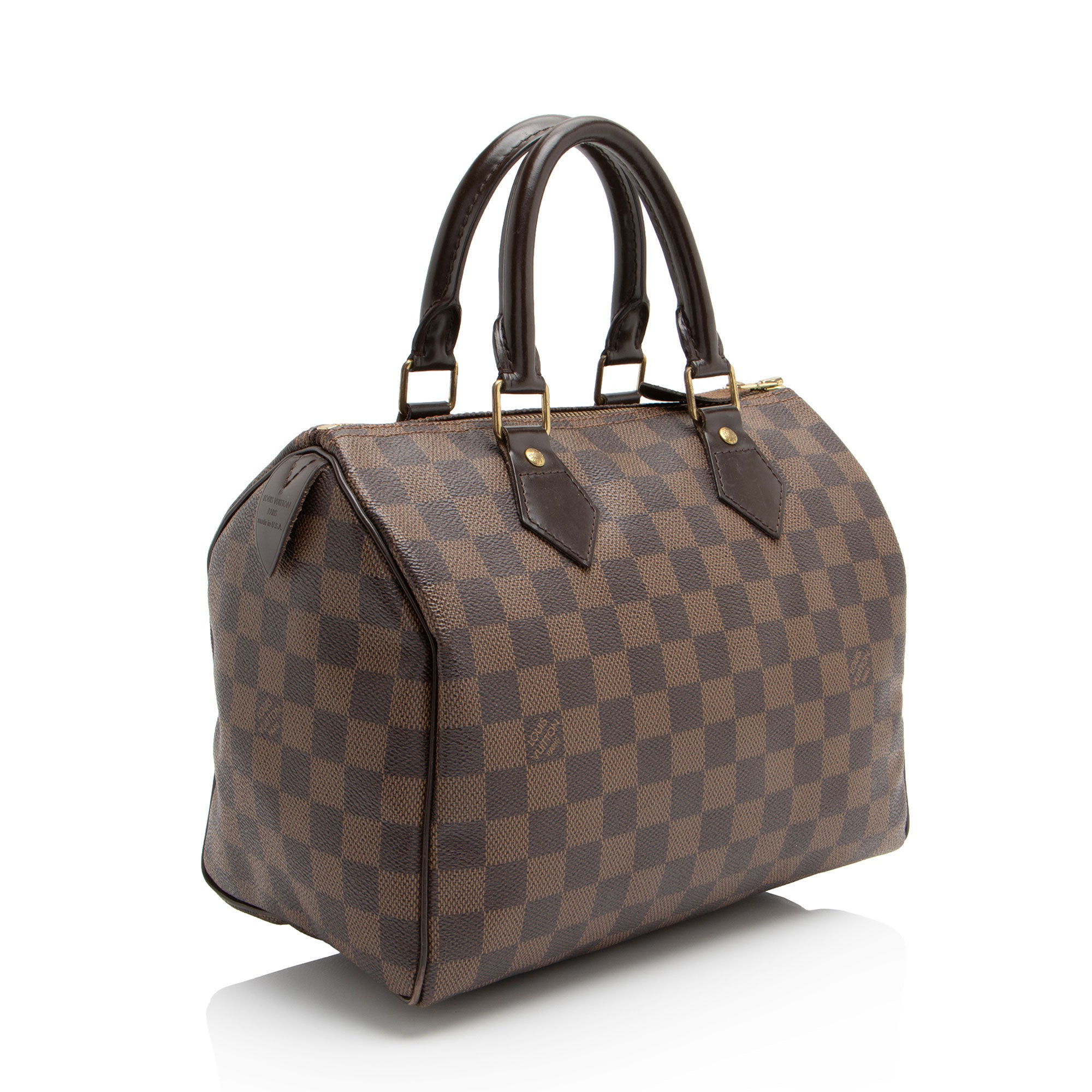 Louis Vuitton Damier Ebene Speedy 25 Satchel