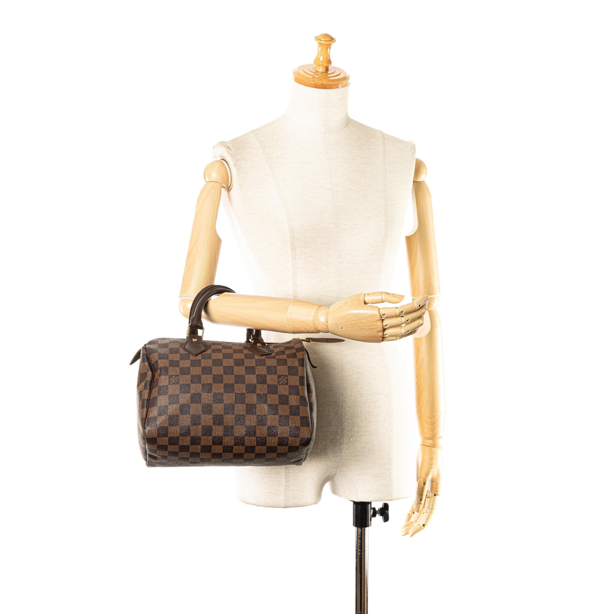 Louis Vuitton Damier Ebene Speedy 25 (SHG-S3Mbdi)