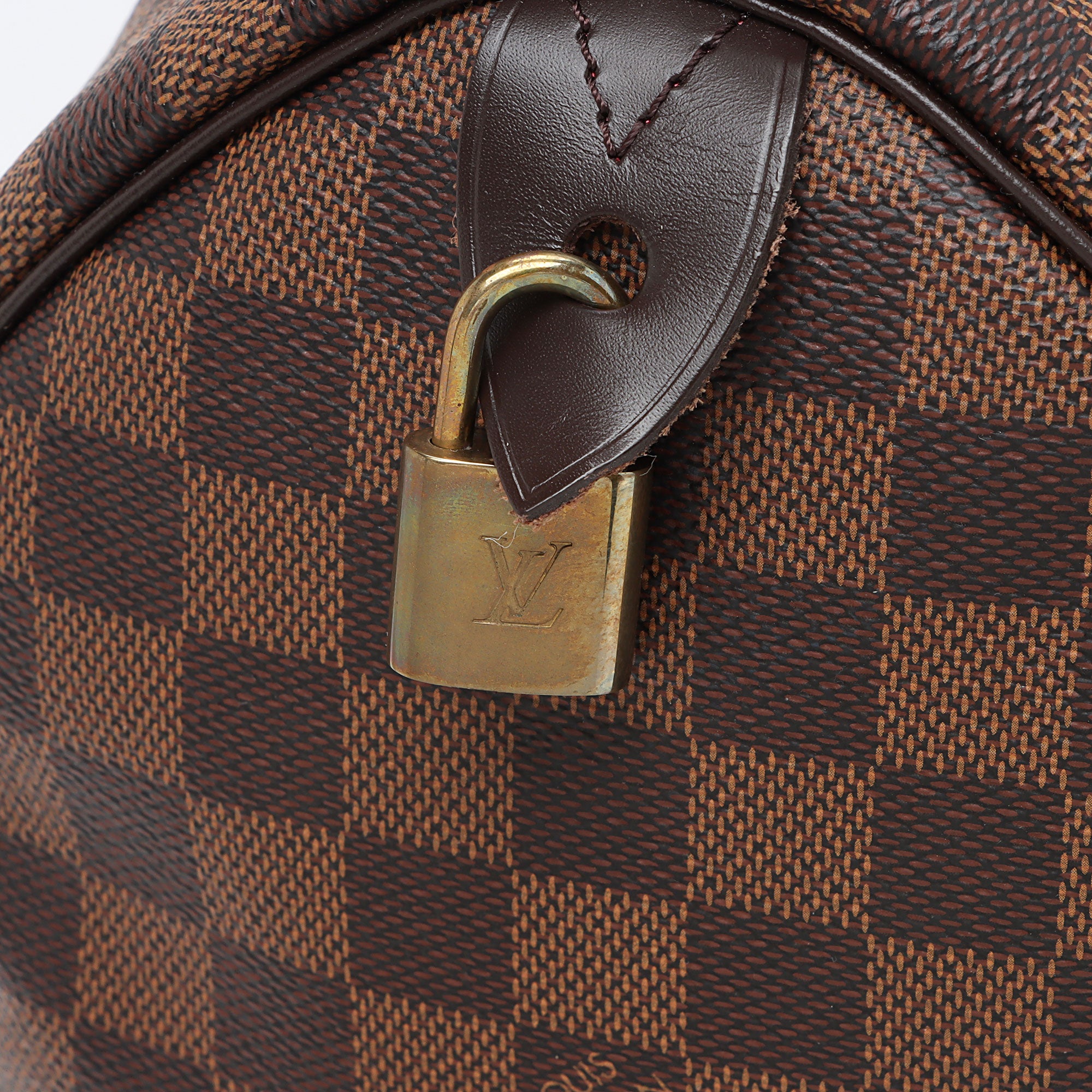 Louis Vuitton Damier Ebene Speedy 30 Satchel (SHF-A5IrQX)