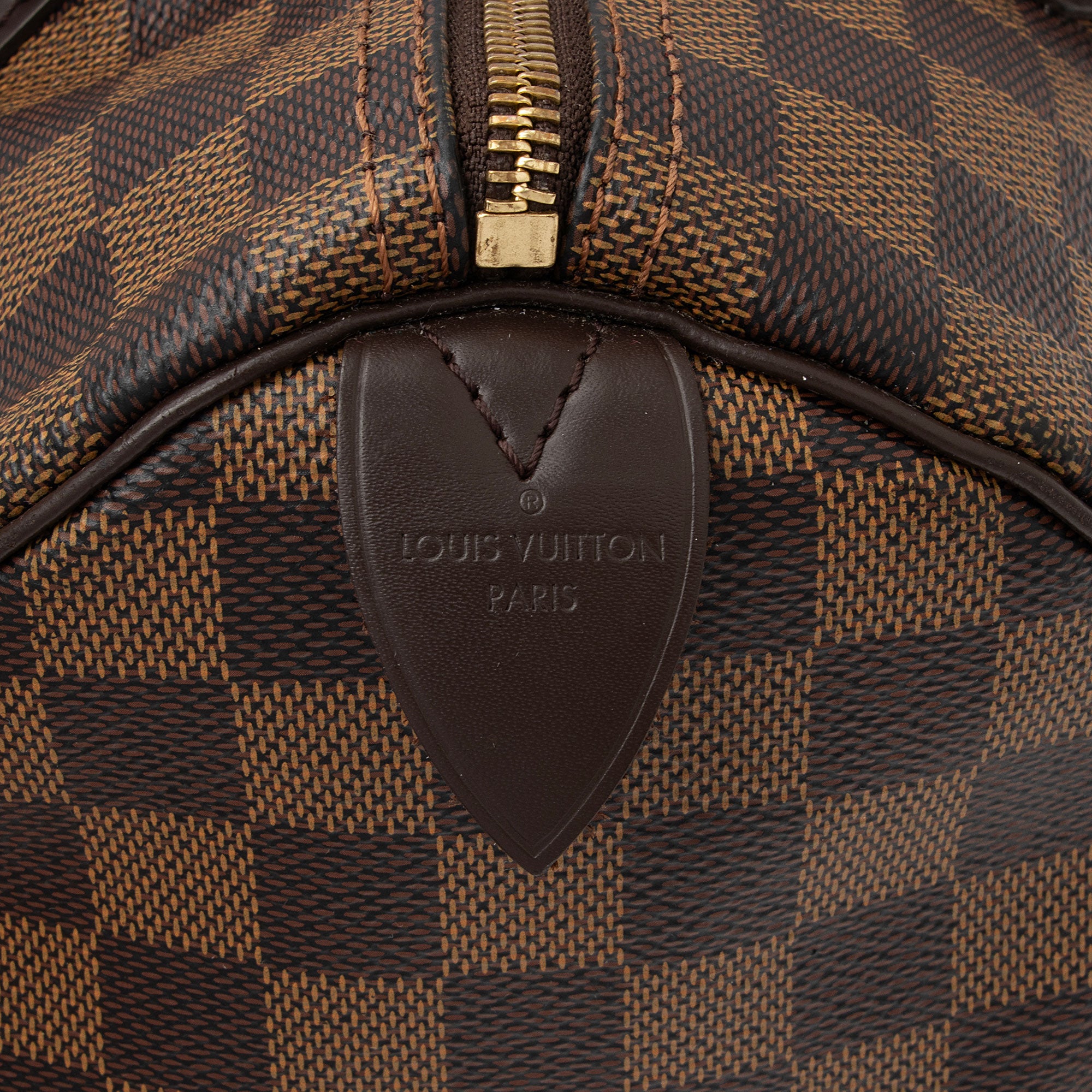 Louis Vuitton Damier Ebene Speedy 30 Satchel (SHF-bTjaCO)