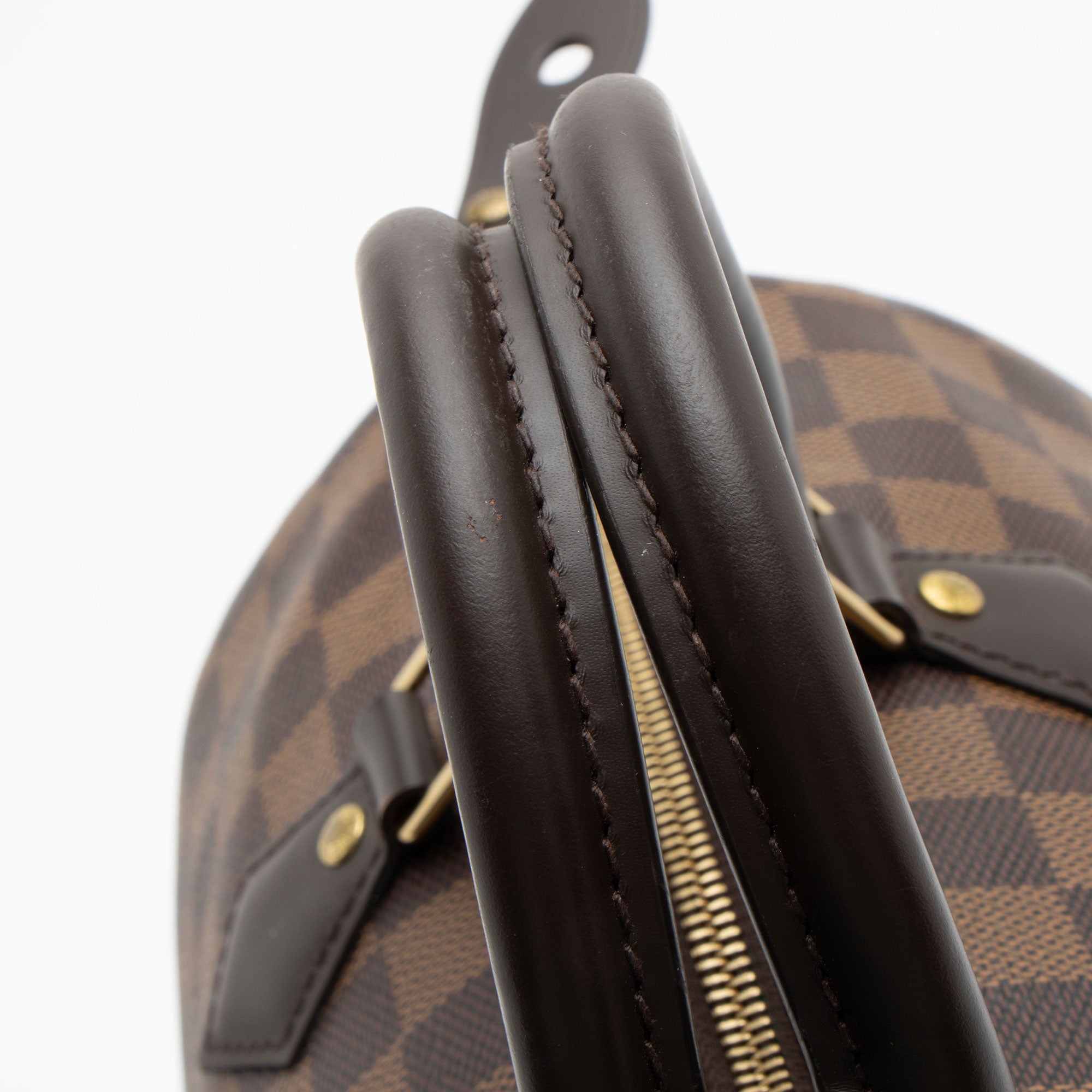 Louis Vuitton Damier Ebene Speedy 30 Satchel (SHF-0Pl8dB)