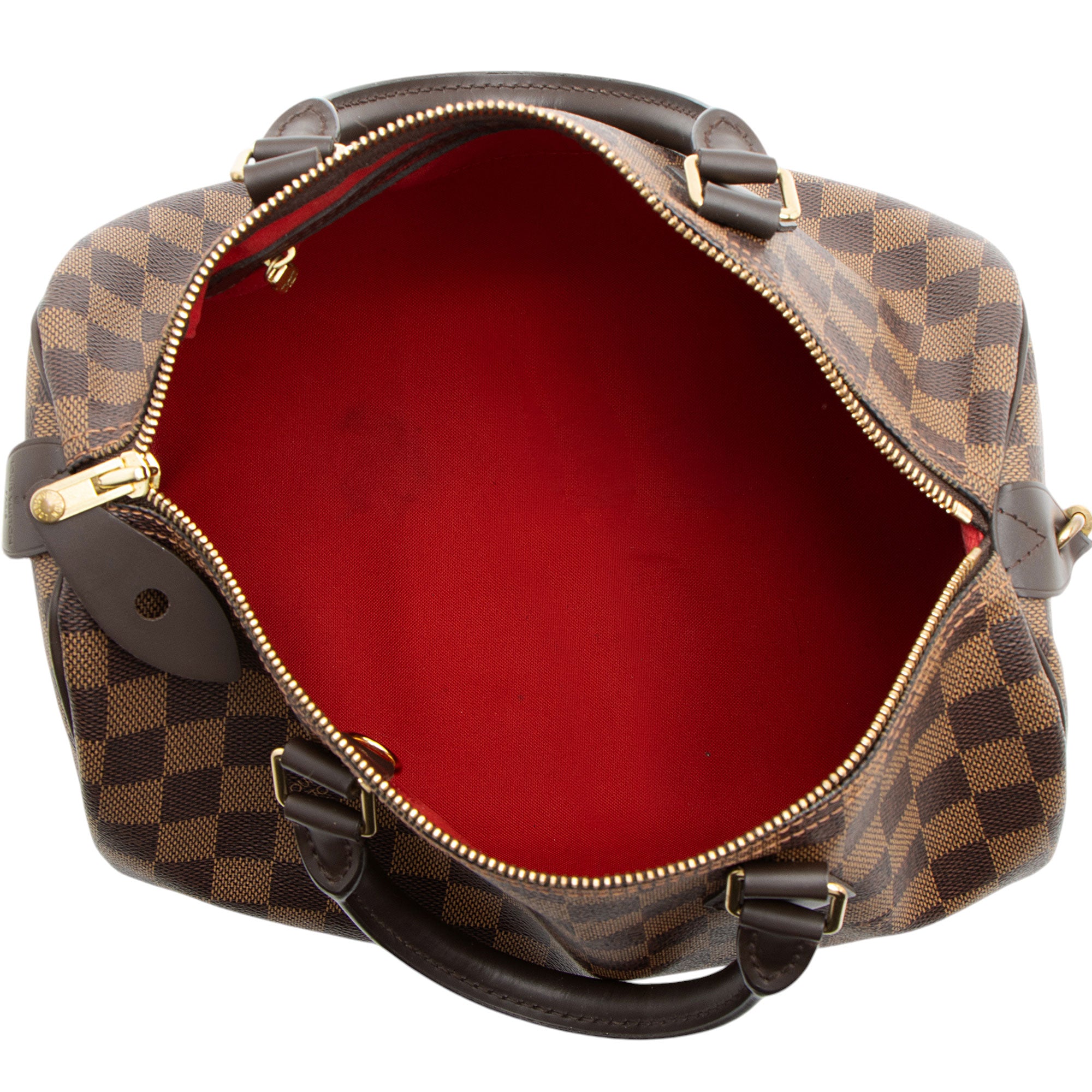 Louis Vuitton Damier Ebene Speedy 30 Satchel (SHF-0Pl8dB)