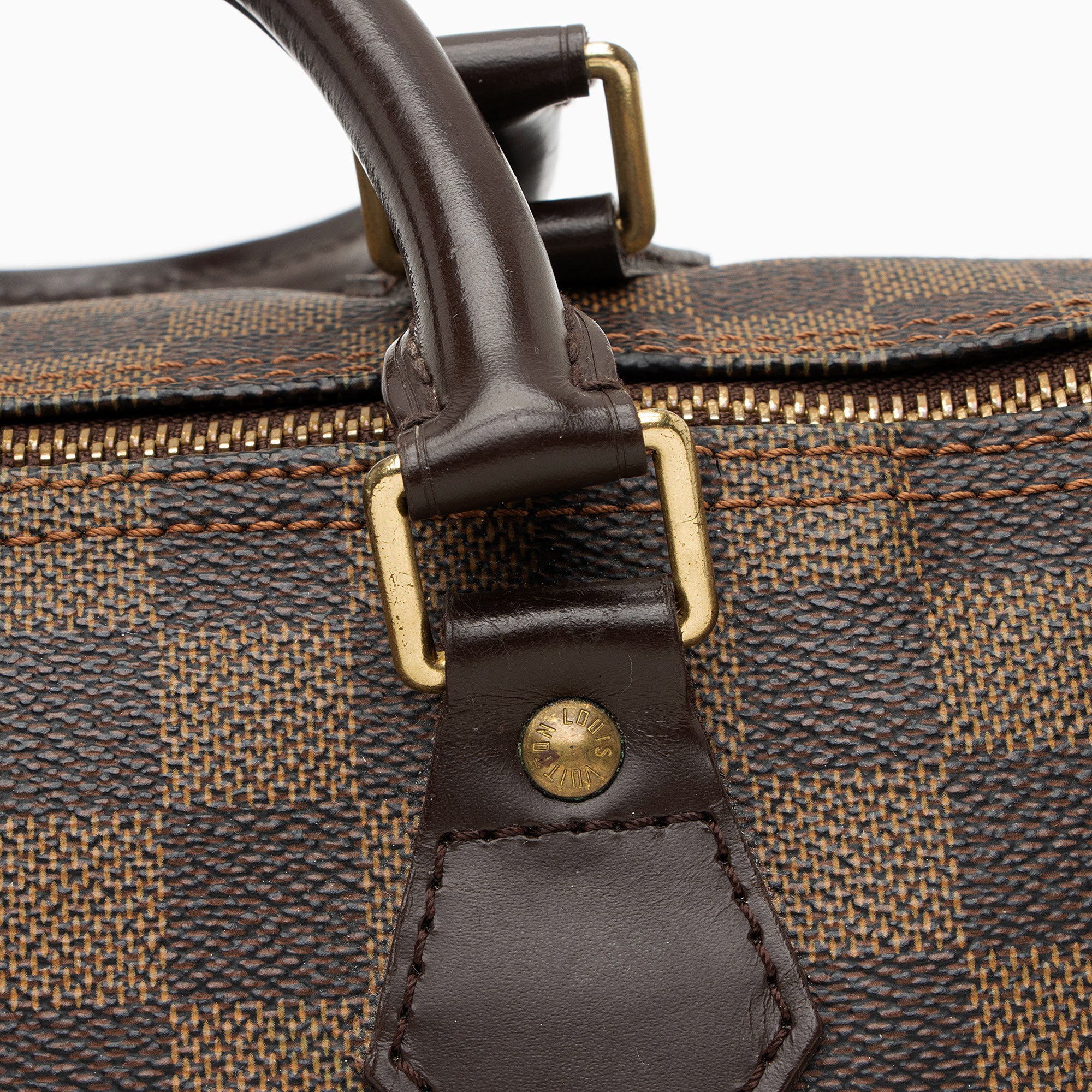 Louis Vuitton Damier Ebene Speedy 30 Satchel