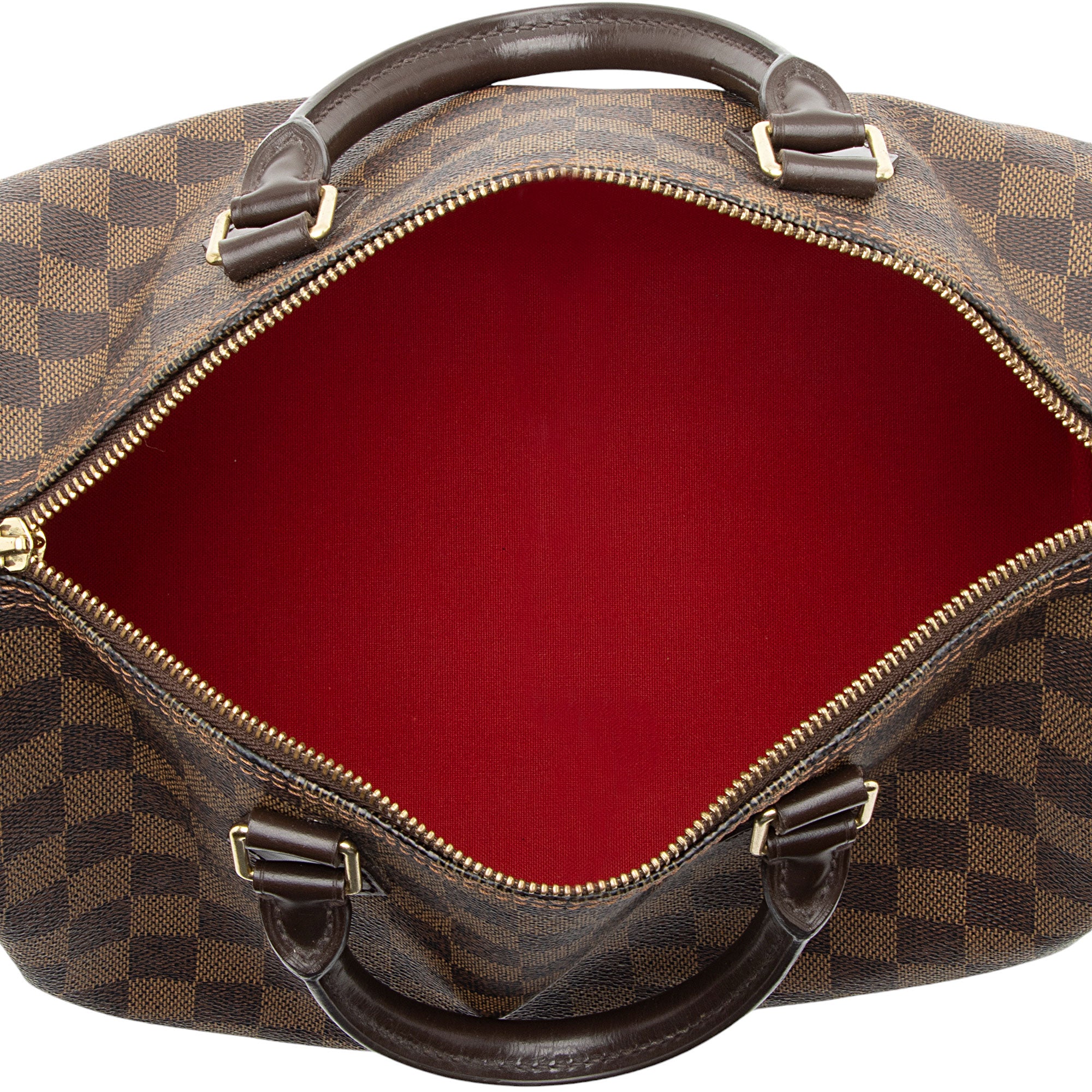 Louis Vuitton Damier Ebene Speedy 30 Satchel