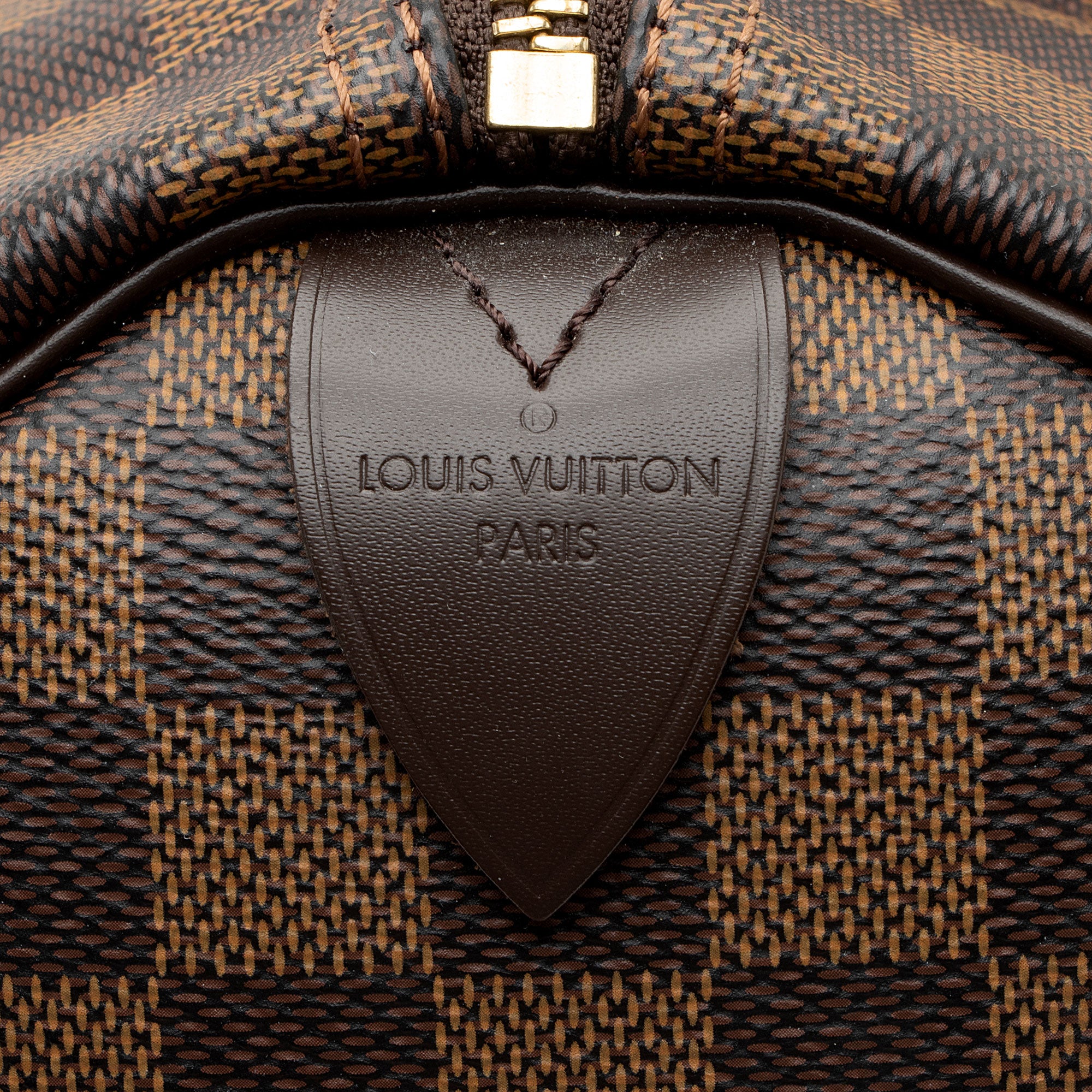 Louis Vuitton Damier Ebene Speedy 30 Satchel (SHF-K0QhVH)