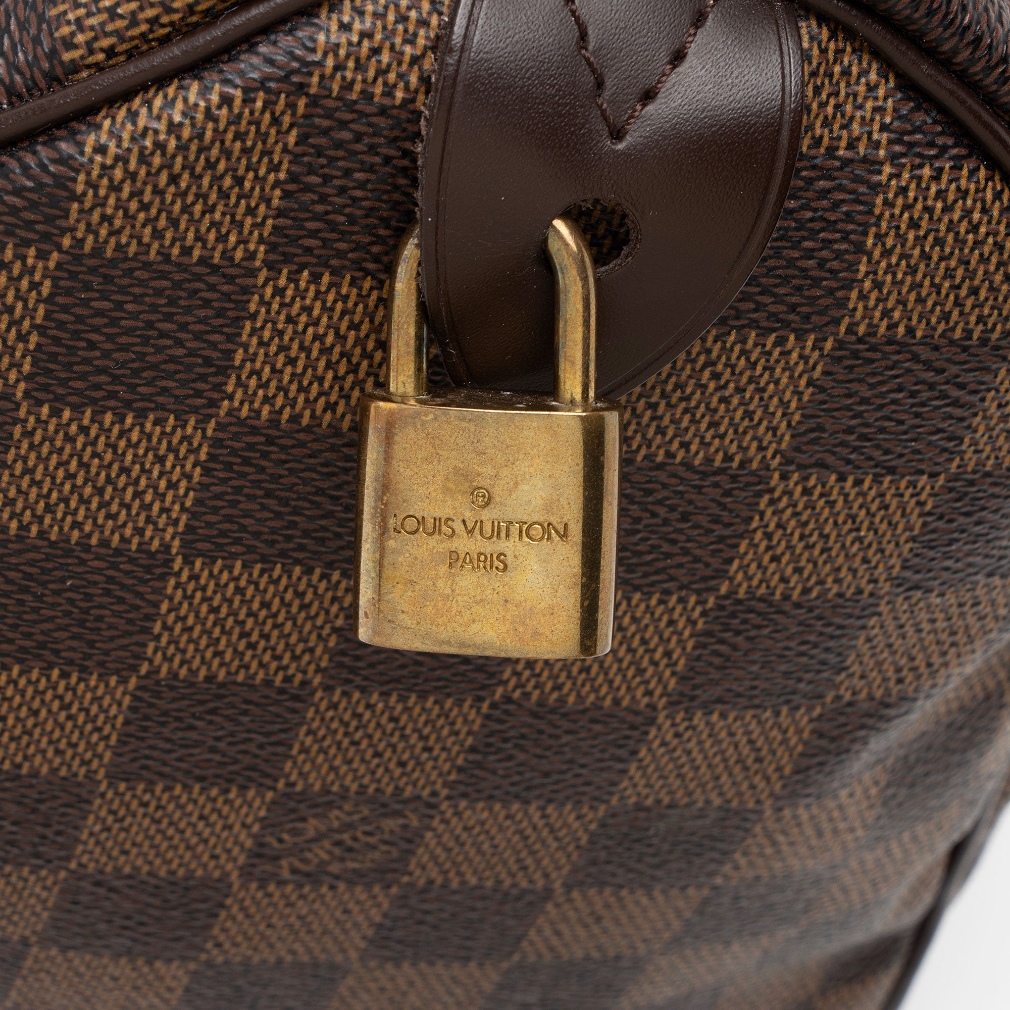 Louis Vuitton Damier Ebene Speedy 30 Satchel