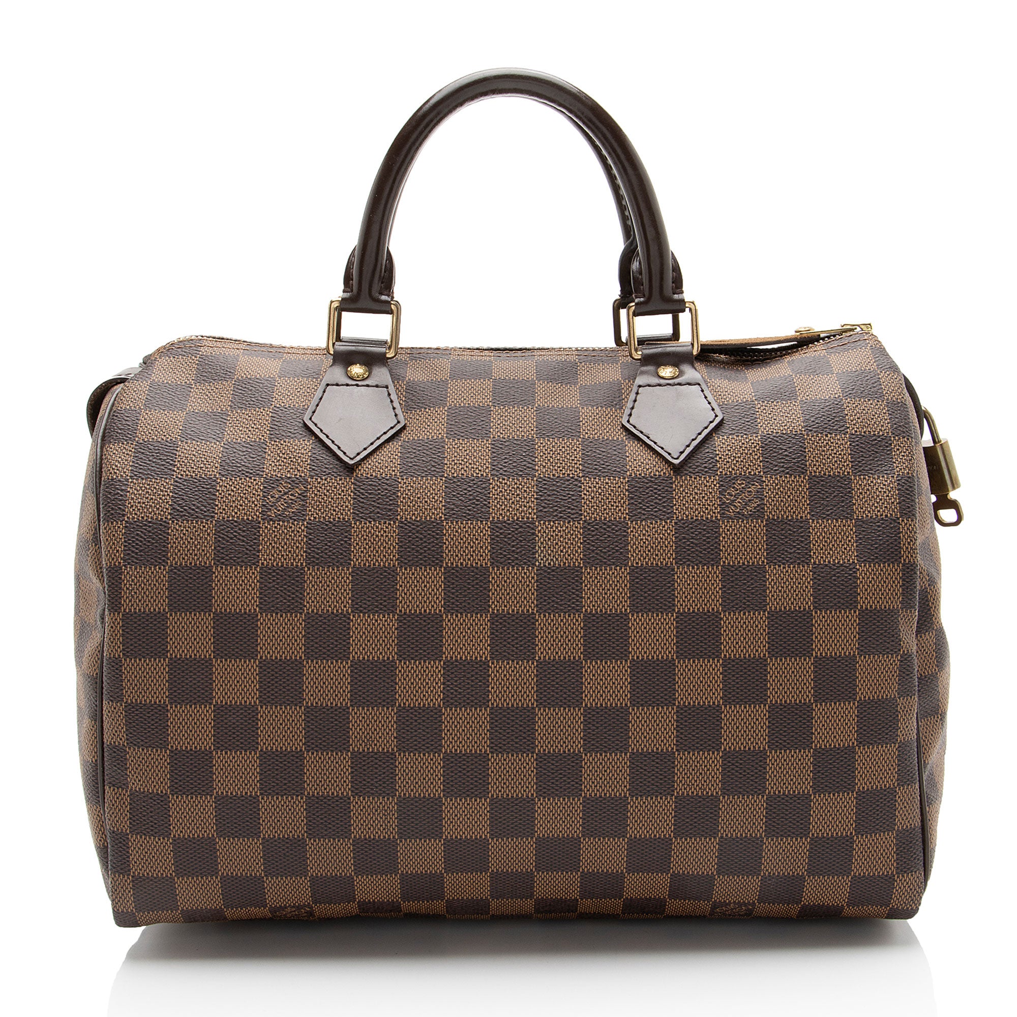 Louis Vuitton Damier Ebene Speedy 30 Satchel