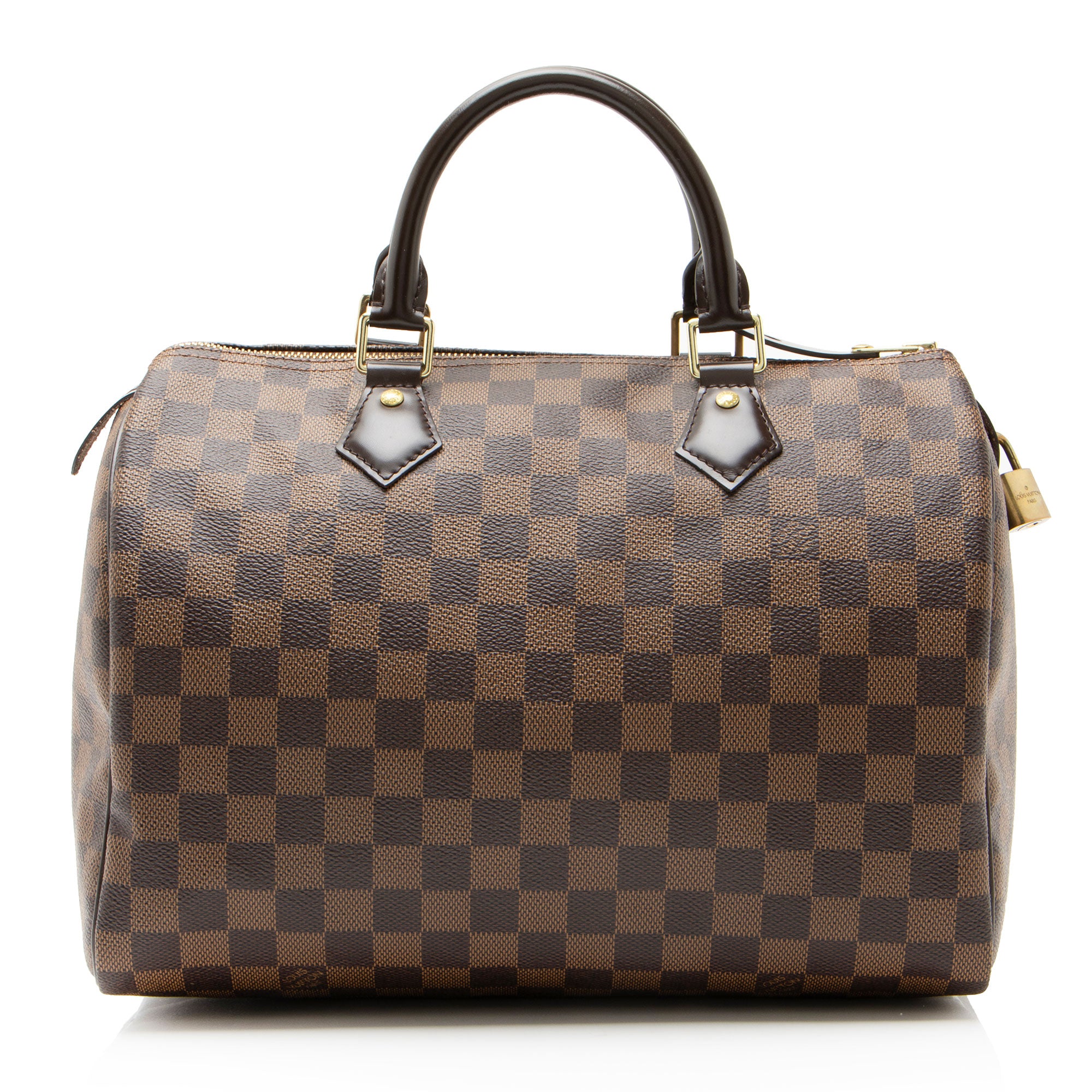 Louis Vuitton Damier Ebene Speedy 30 Satchel