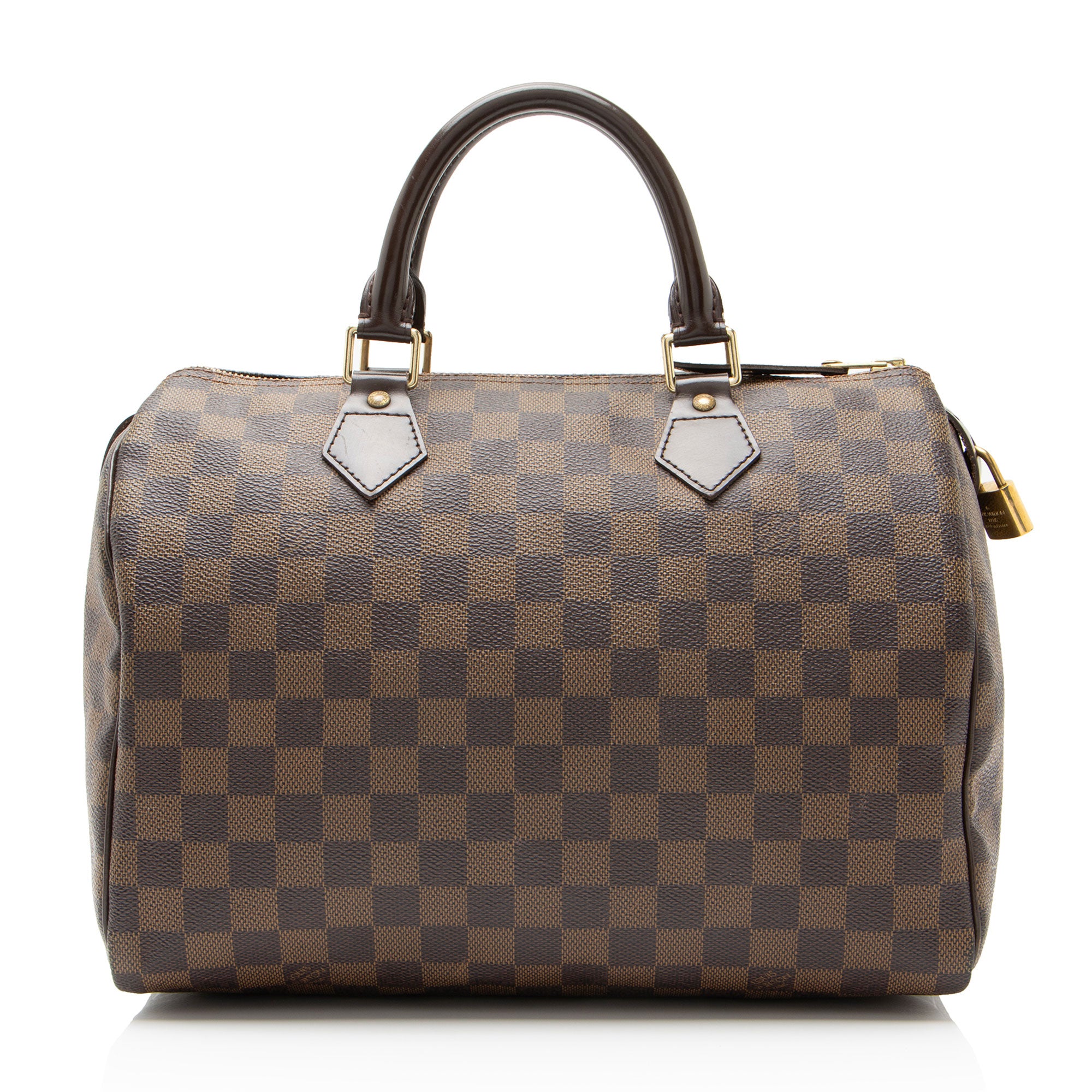 Louis Vuitton Damier Ebene Speedy 30 Satchel