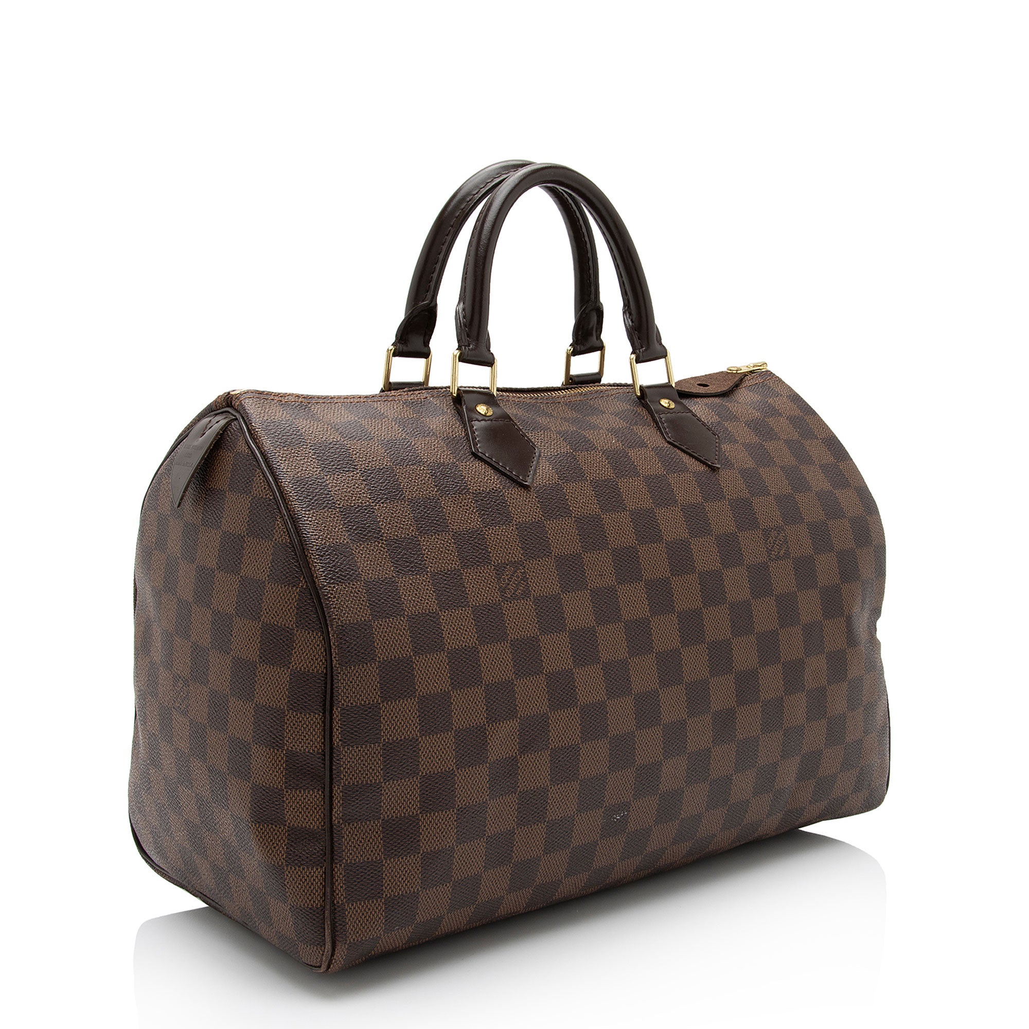 Louis Vuitton Damier Ebene Speedy 35 Satchel (SHF-Gl4EF7)