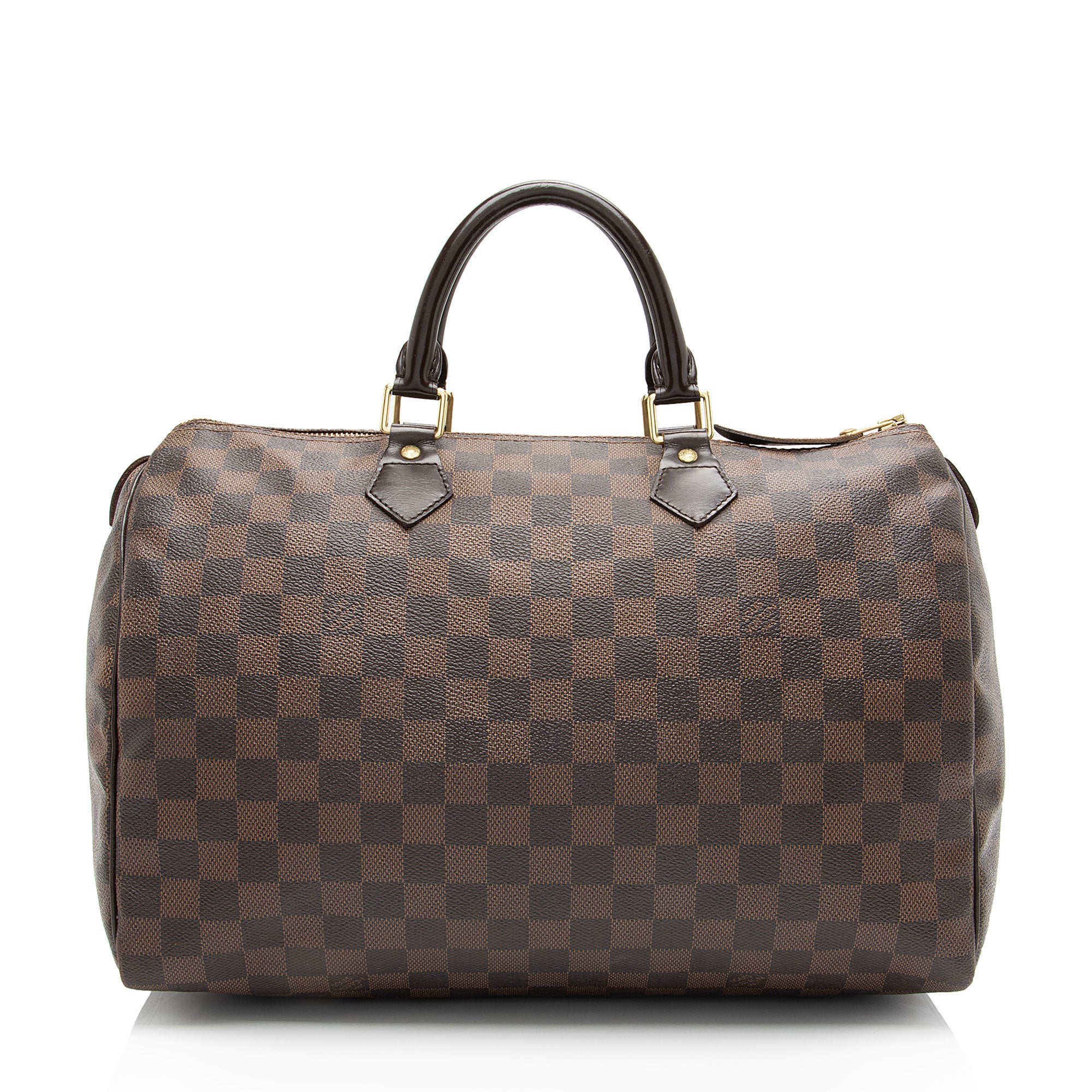 Louis Vuitton Damier Ebene Speedy 35 Satchel