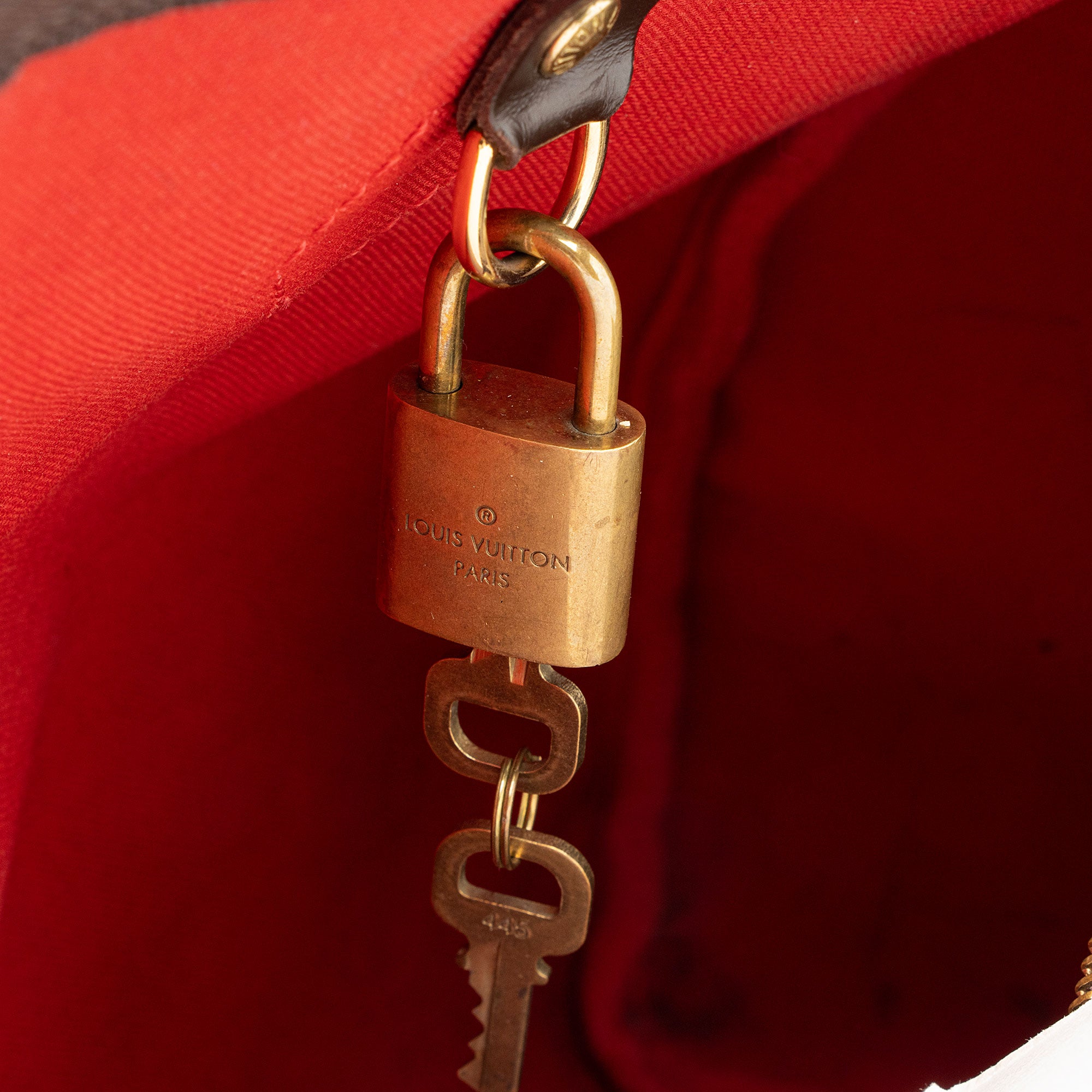 Louis Vuitton Damier Ebene Speedy 35 Satchel