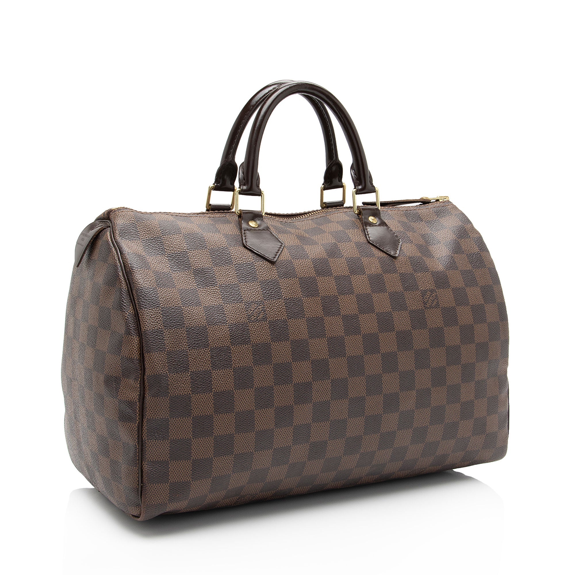 Louis Vuitton Damier Ebene Speedy 35 Satchel