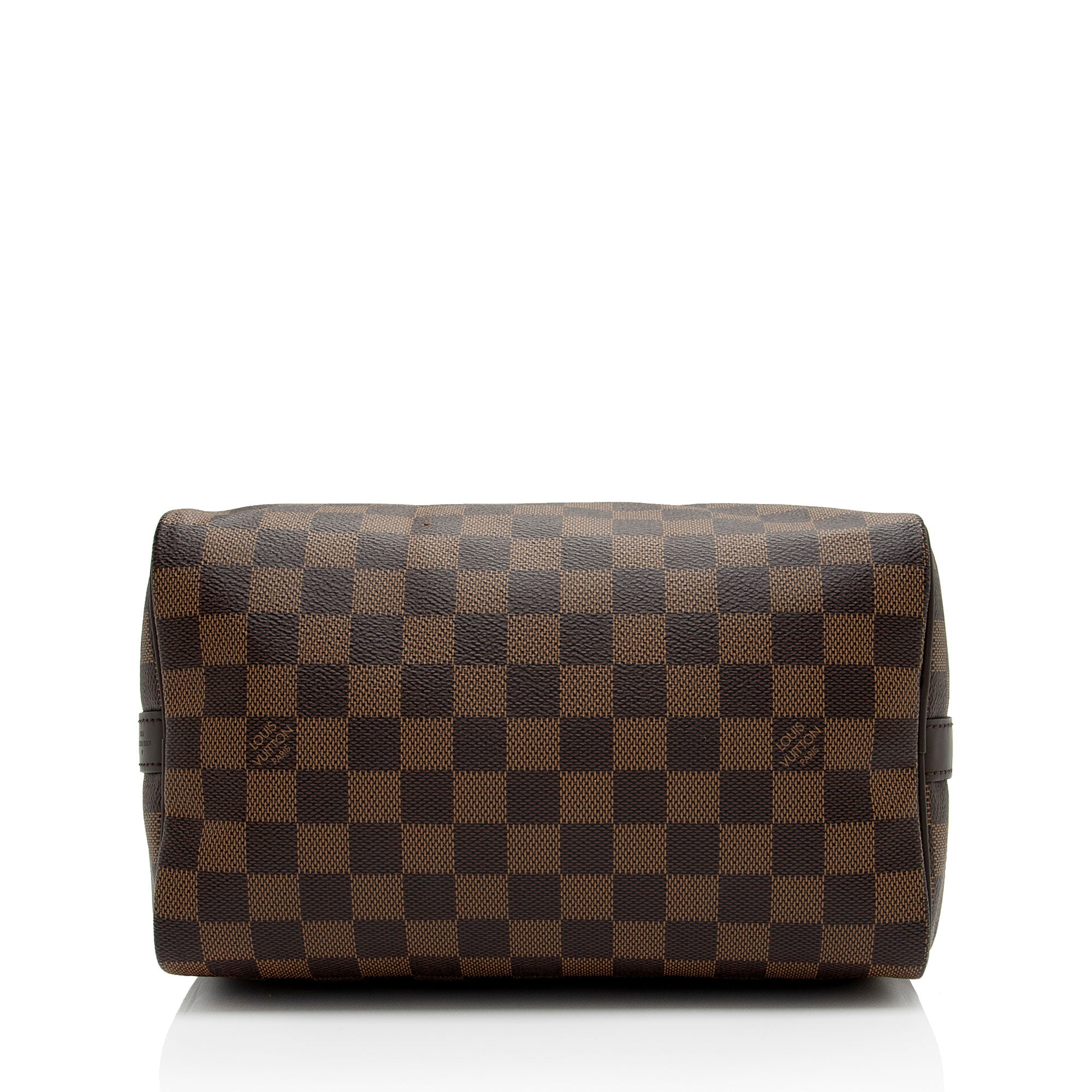 Louis Vuitton Damier Ebene Speedy Bandouliere 25 Satchel (SHF-El704A)