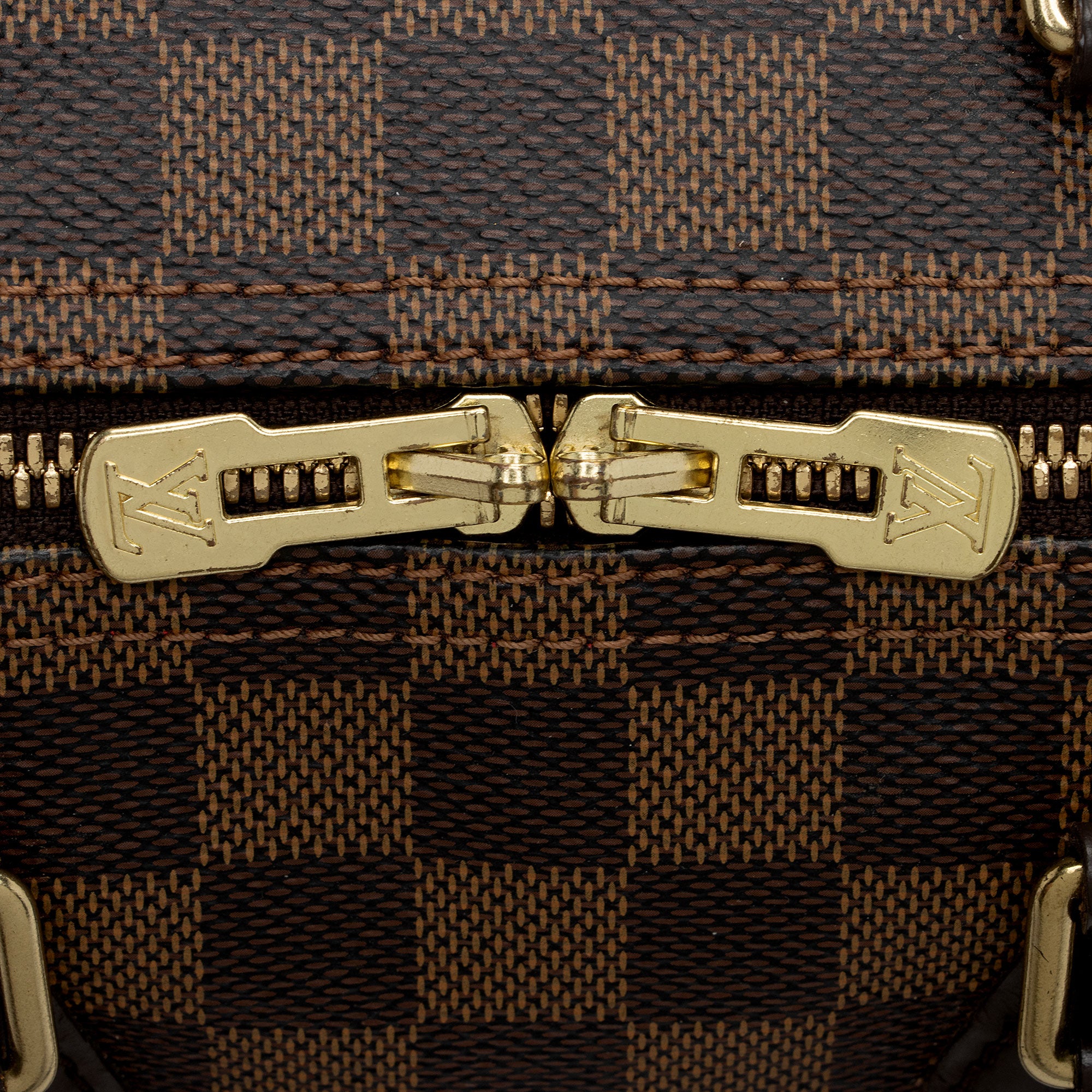 Louis Vuitton Damier Ebene Speedy Bandouliere 25 Satchel (SHF-El704A)