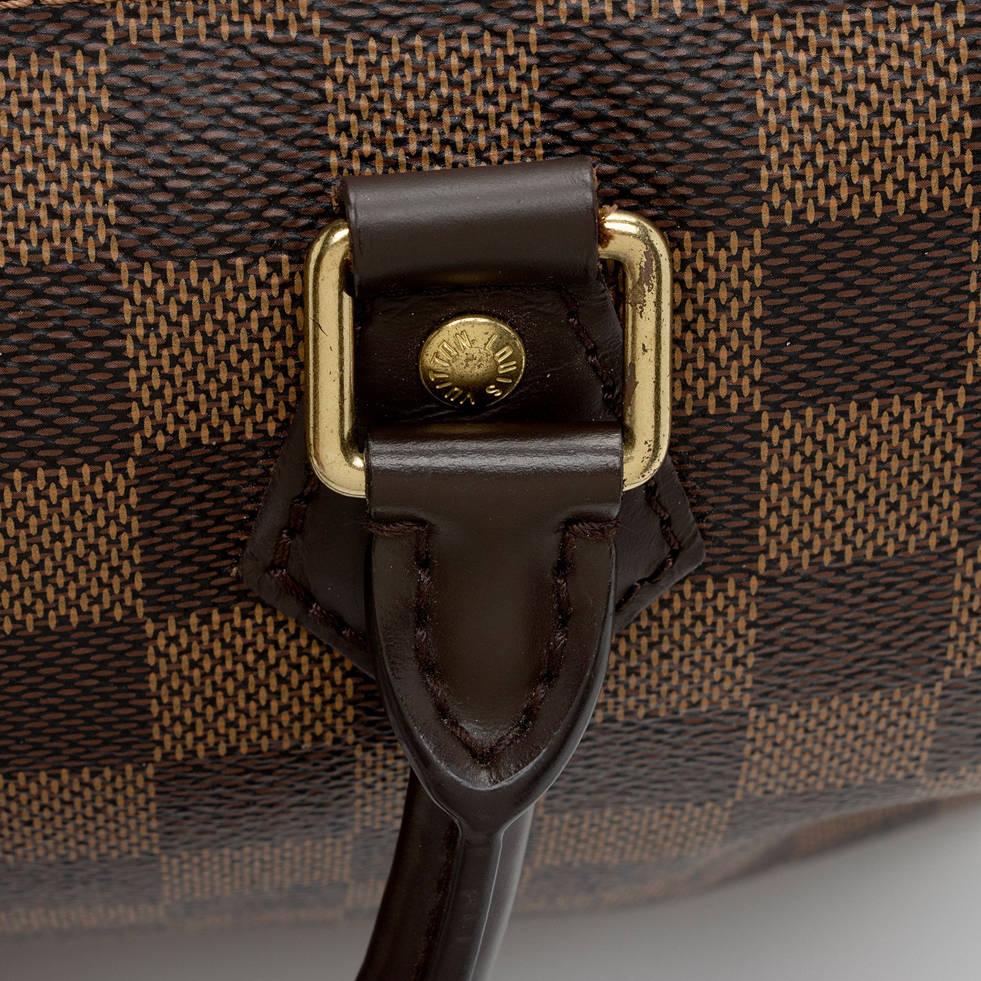 Louis Vuitton Damier Ebene Speedy Bandouliere 25 Satchel (SHF-El704A)