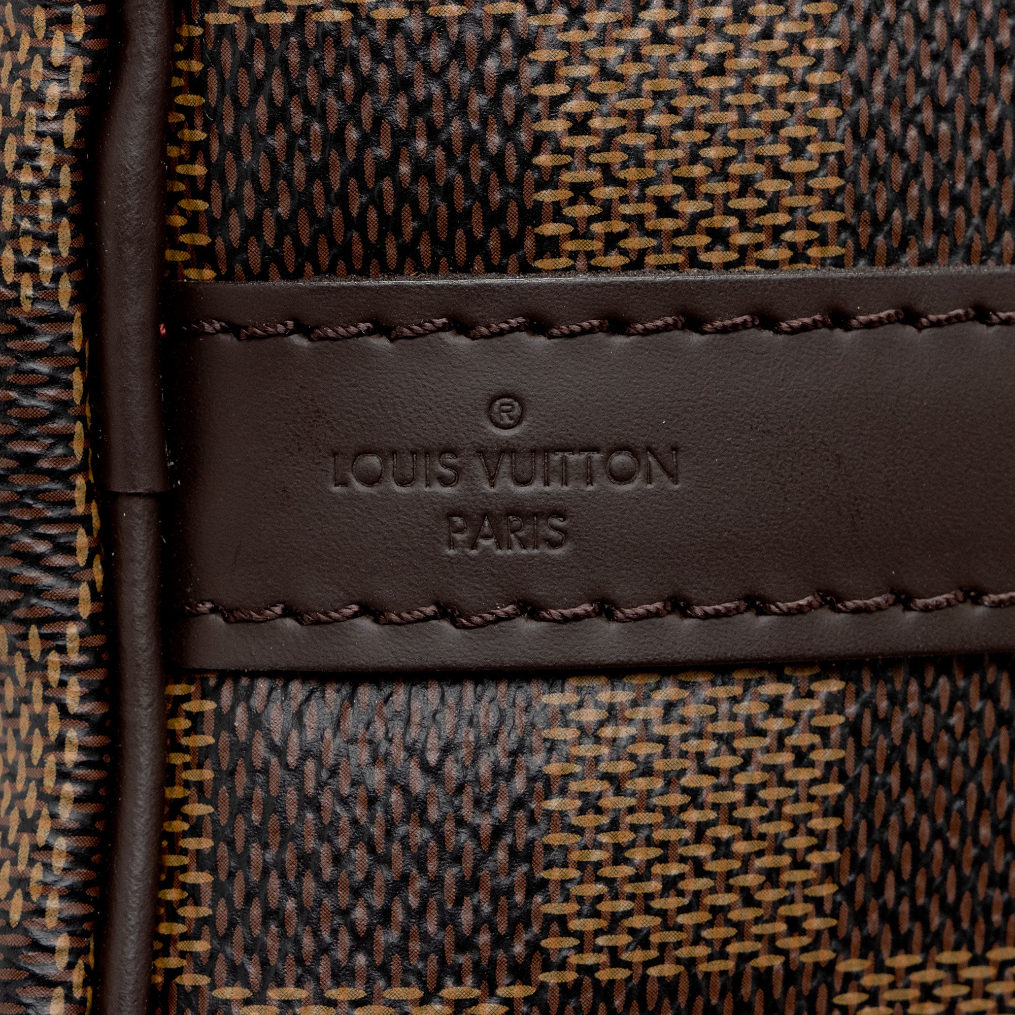 Louis Vuitton Damier Ebene Speedy Bandouliere 25 Satchel (SHF-El704A)