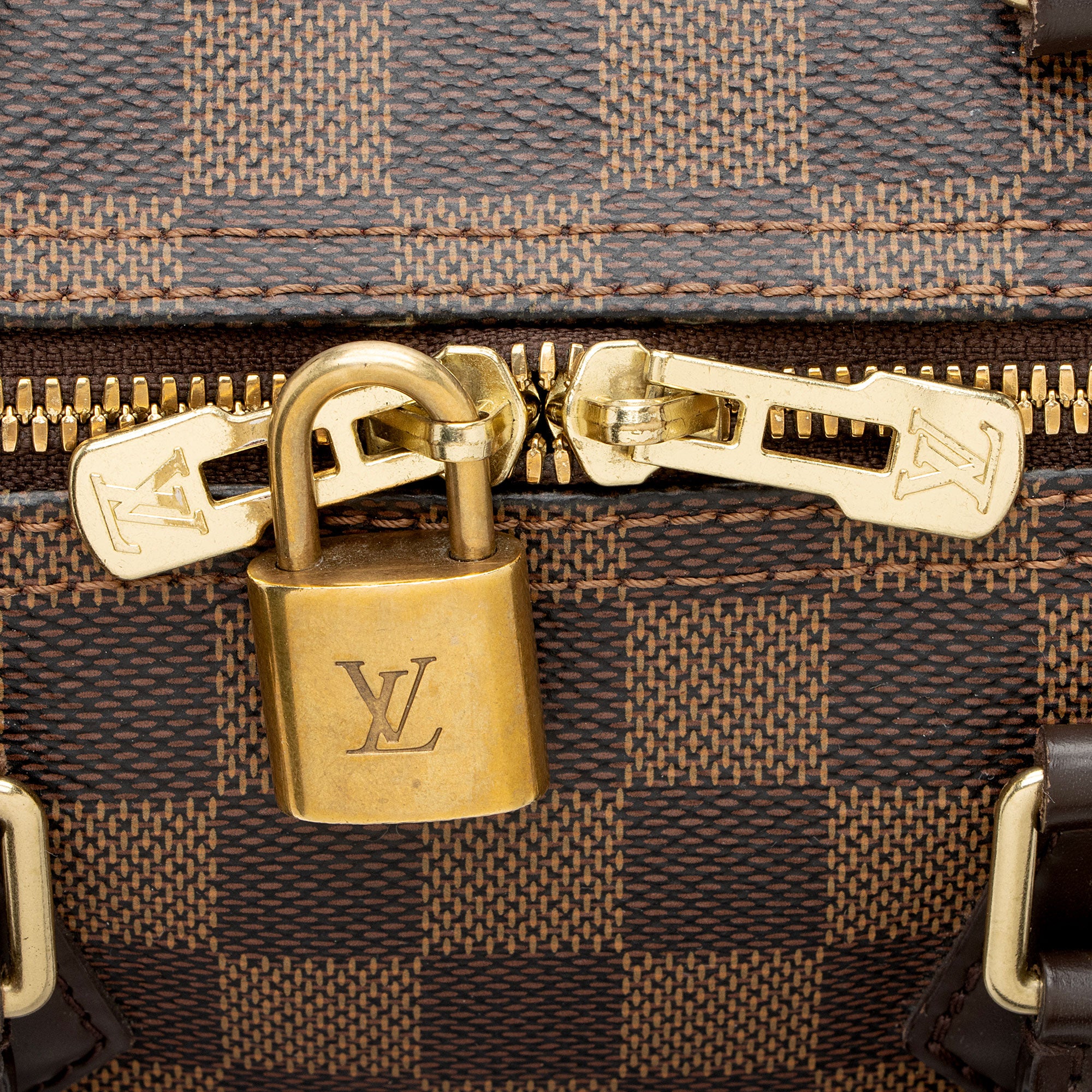 Louis Vuitton Damier Ebene Speedy Bandouliere 25 Satchel