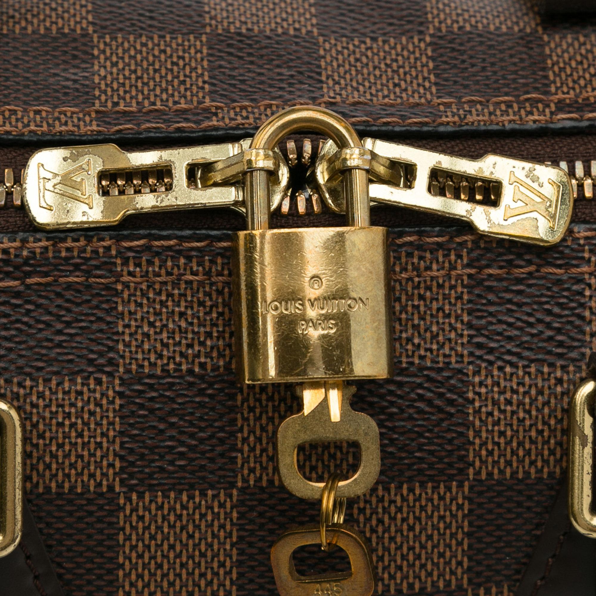 Louis Vuitton Damier Ebene Speedy Bandouliere 25 (SHG-mXHWO8)