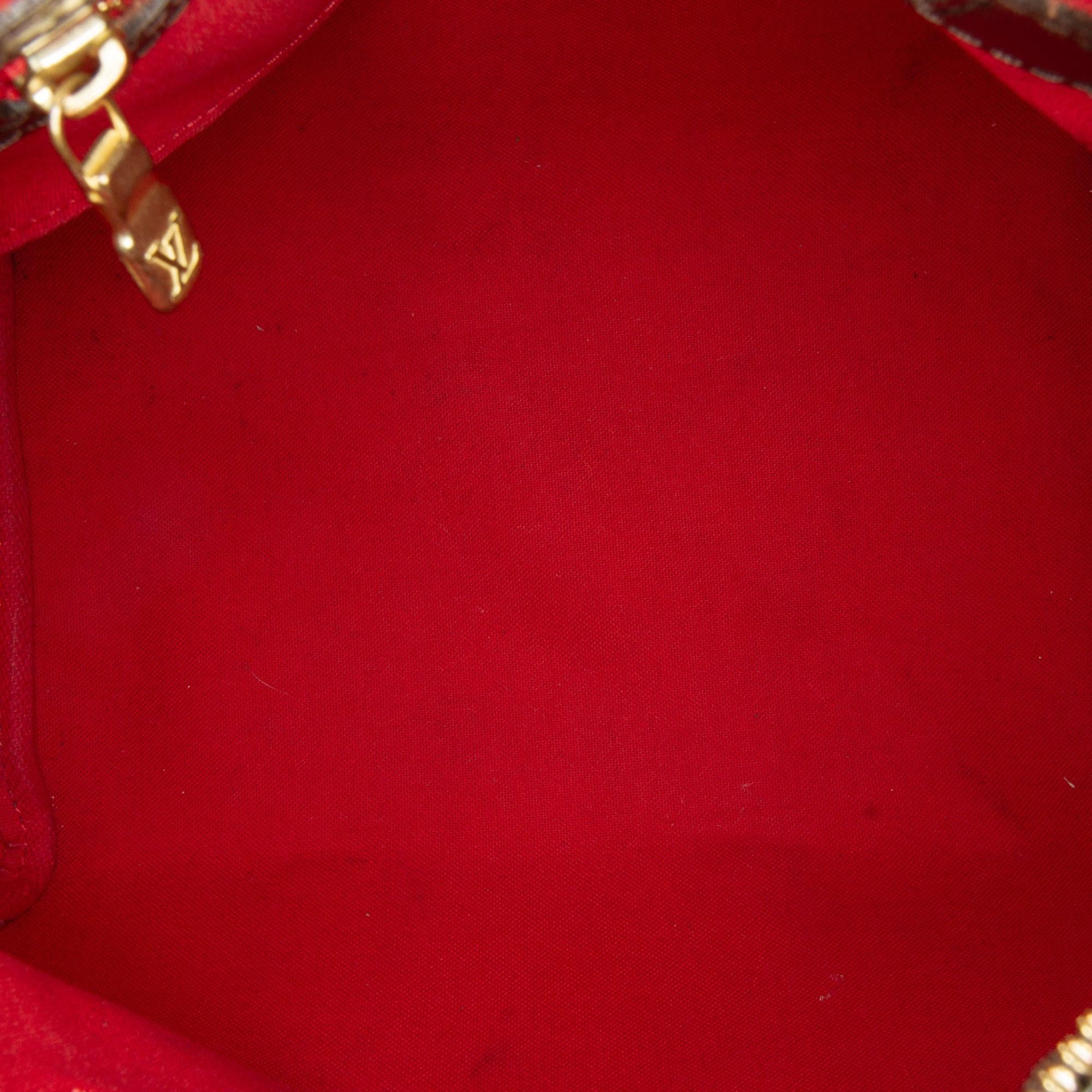 Louis Vuitton Damier Ebene Speedy Bandouliere 25 (SHG-mXHWO8)