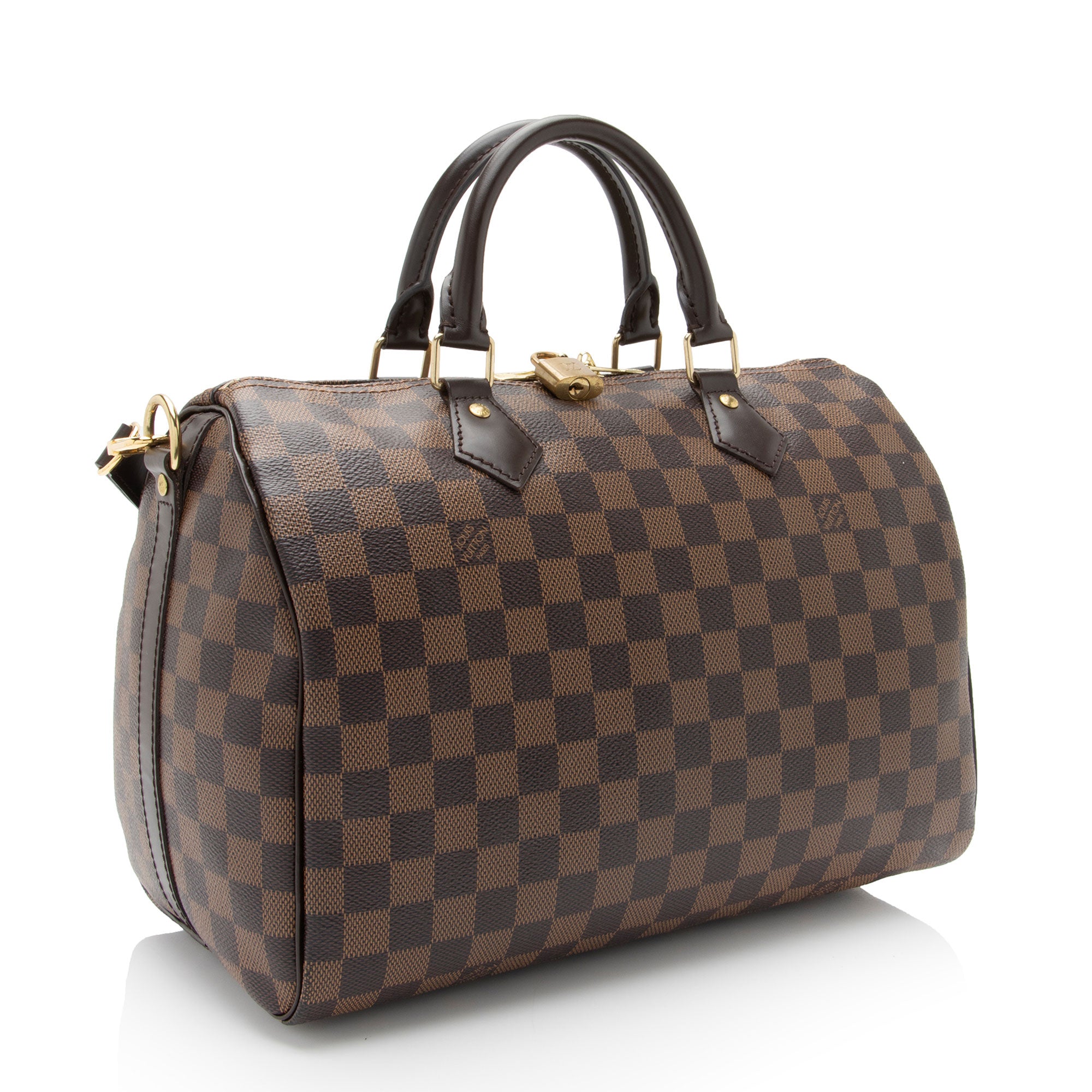 Louis Vuitton Damier Ebene Speedy Bandouliere 30 Satchel (SHF-YhWbDR)