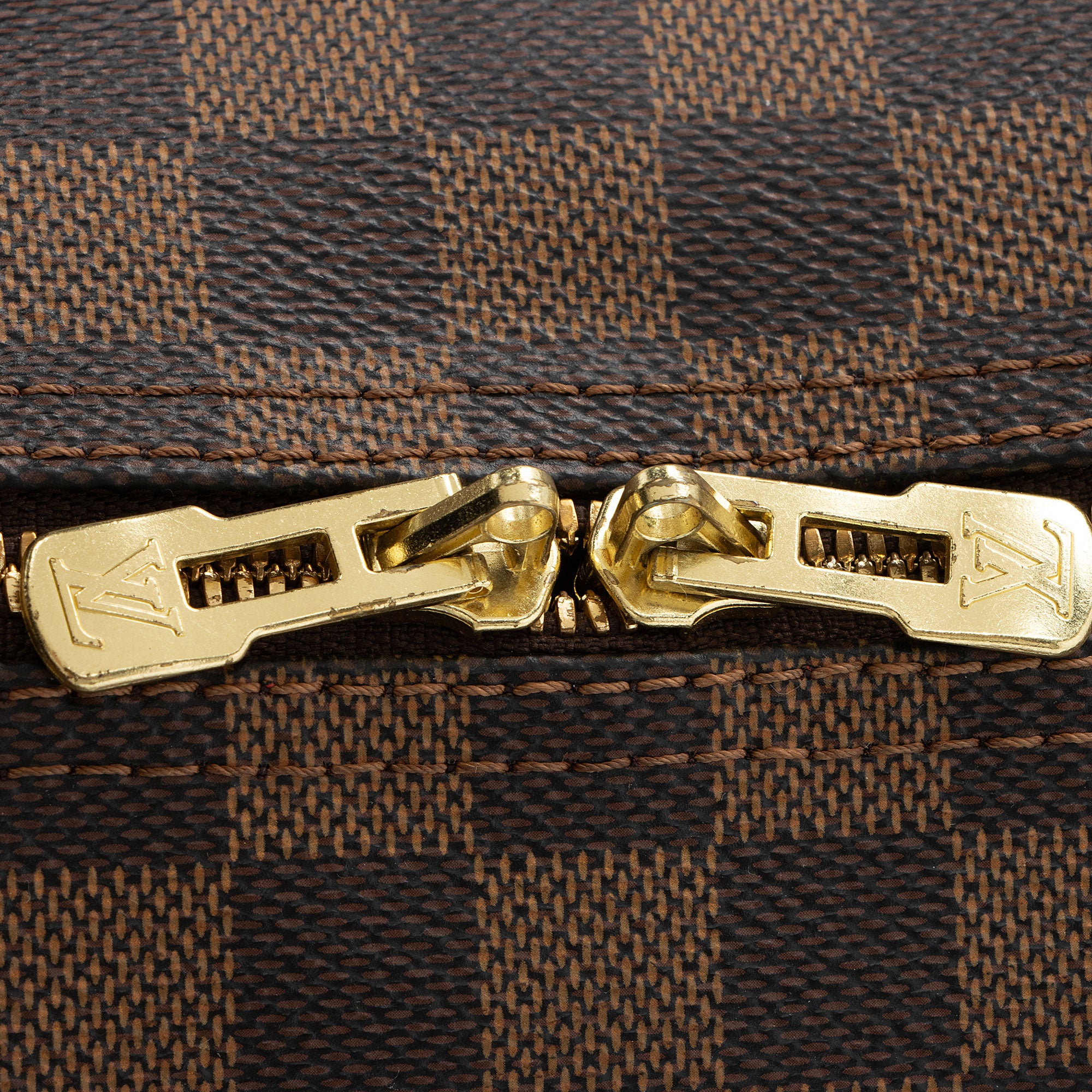 Louis Vuitton Damier Ebene Speedy Bandouliere 35 Satchel (SHF-GJQw2k)