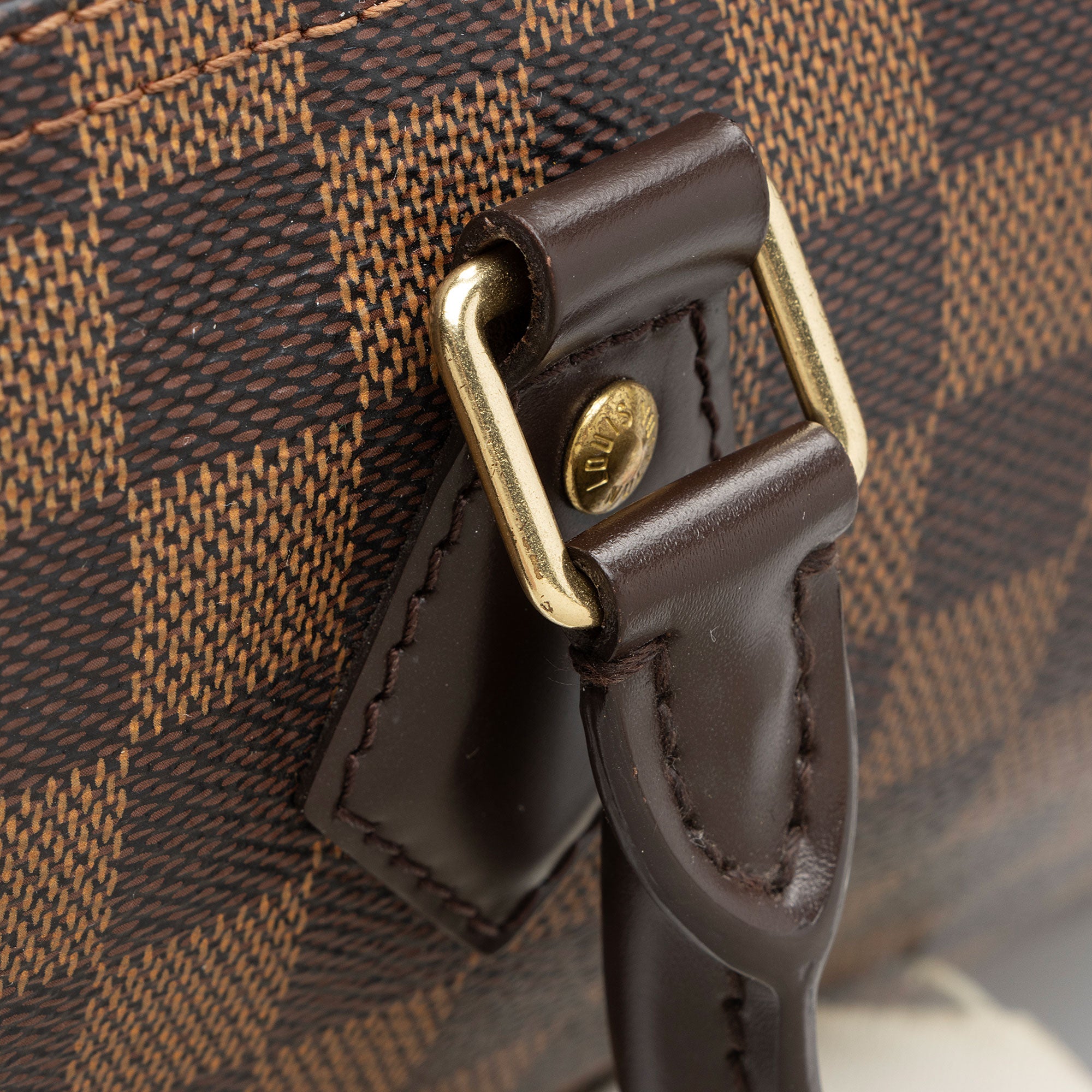 Louis Vuitton Damier Ebene Speedy Bandouliere 35 Satchel (SHF-GJQw2k)