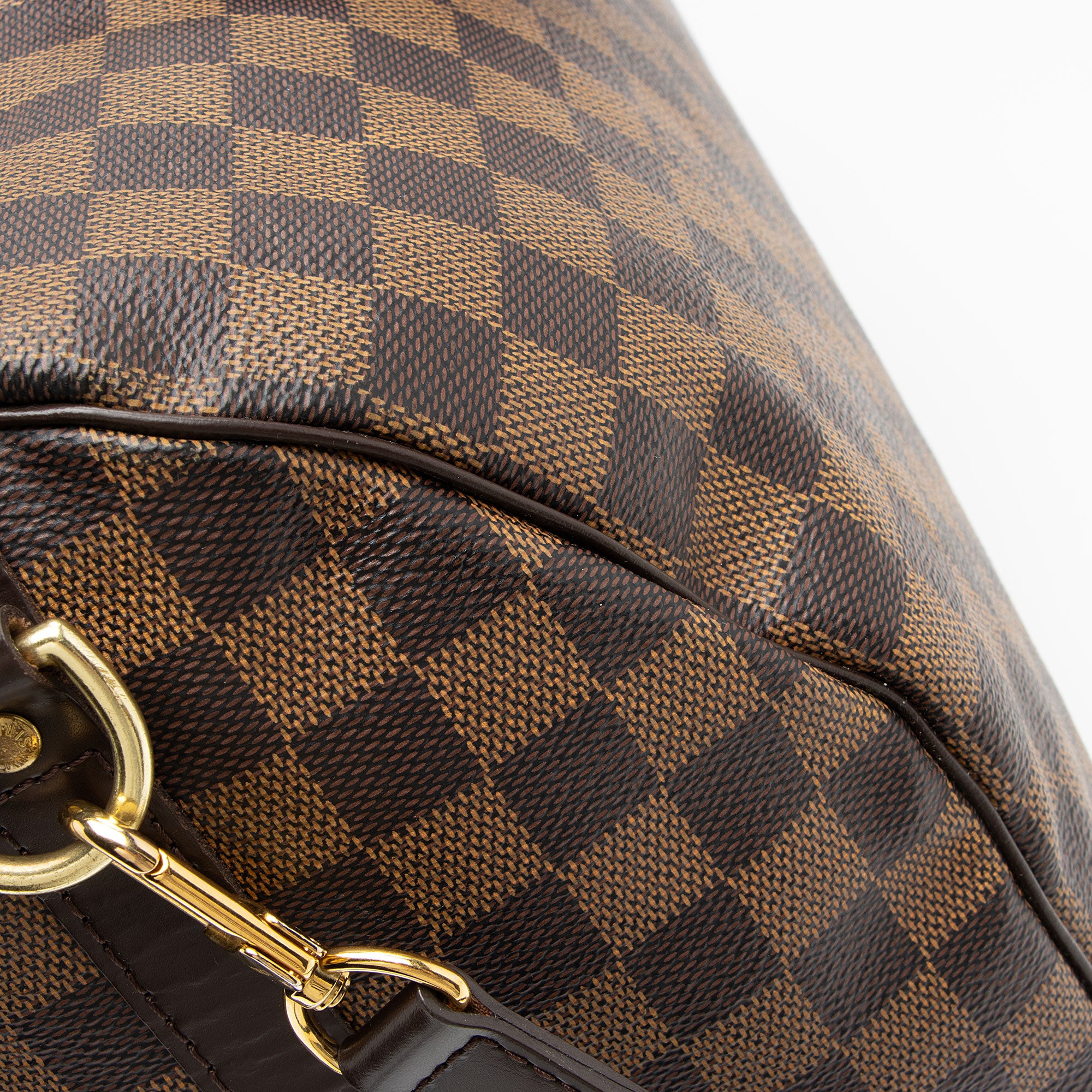 Louis Vuitton Damier Ebene Speedy Bandouliere 35 Satchel (SHF-GJQw2k)