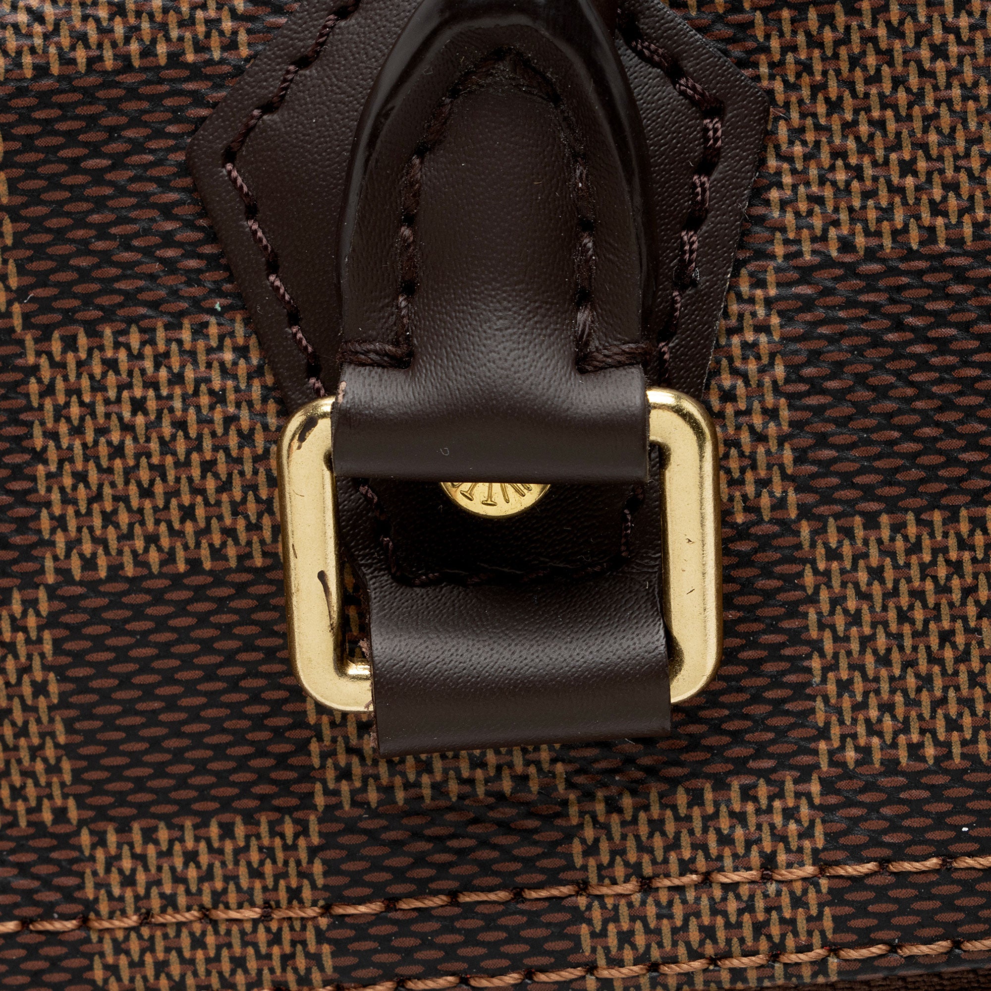 Louis Vuitton Damier Ebene Speedy Bandouliere 35 Satchel (SHF-zqmgHr)