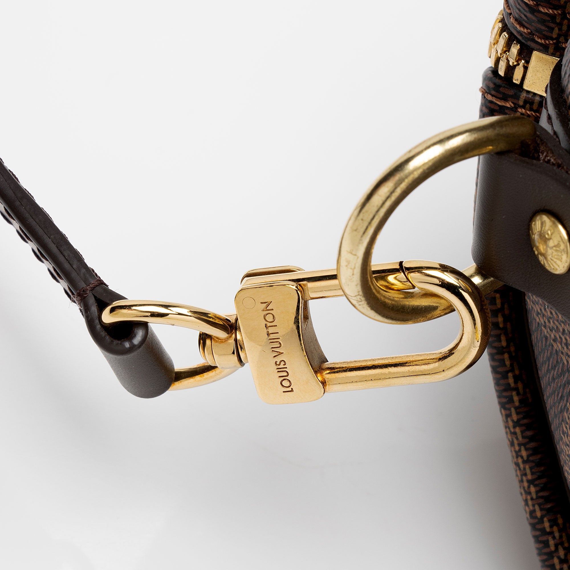 Louis Vuitton Damier Ebene Speedy Bandouliere 35 Satchel (SHF-zqmgHr)