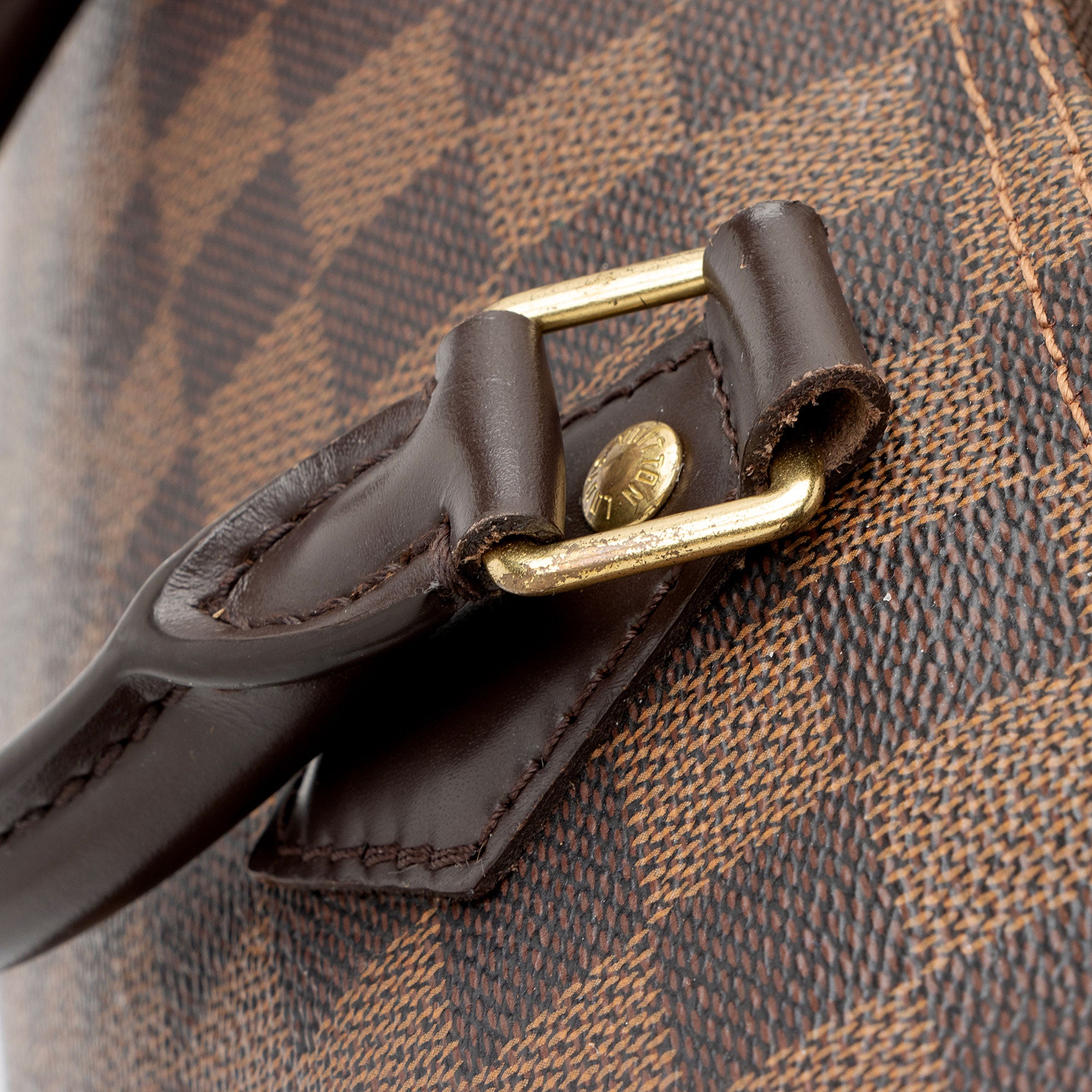 Louis Vuitton Damier Ebene Speedy Bandouliere 35 Satchel (SHF-bZa26R)