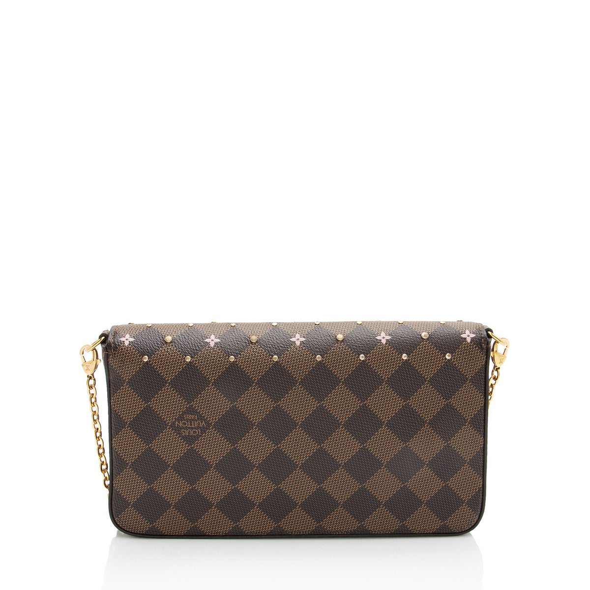 Louis Vuitton Damier Ebene Studded Felicie Pochette